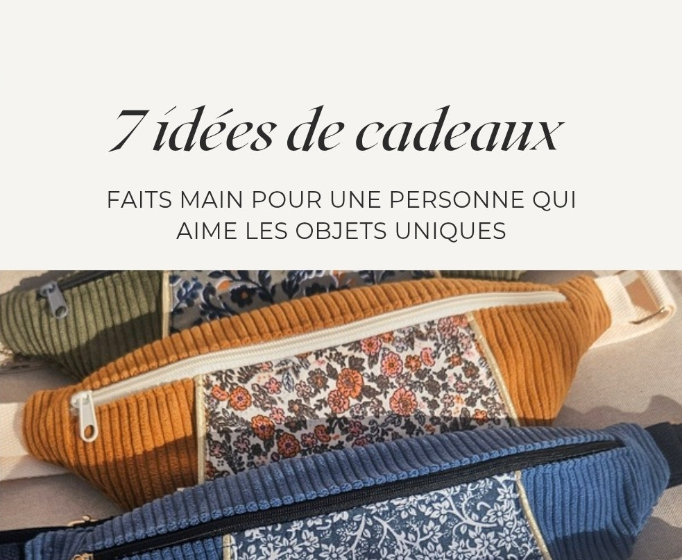 7 idées de cadeaux faits main pour une personne qui aime les objets uniques