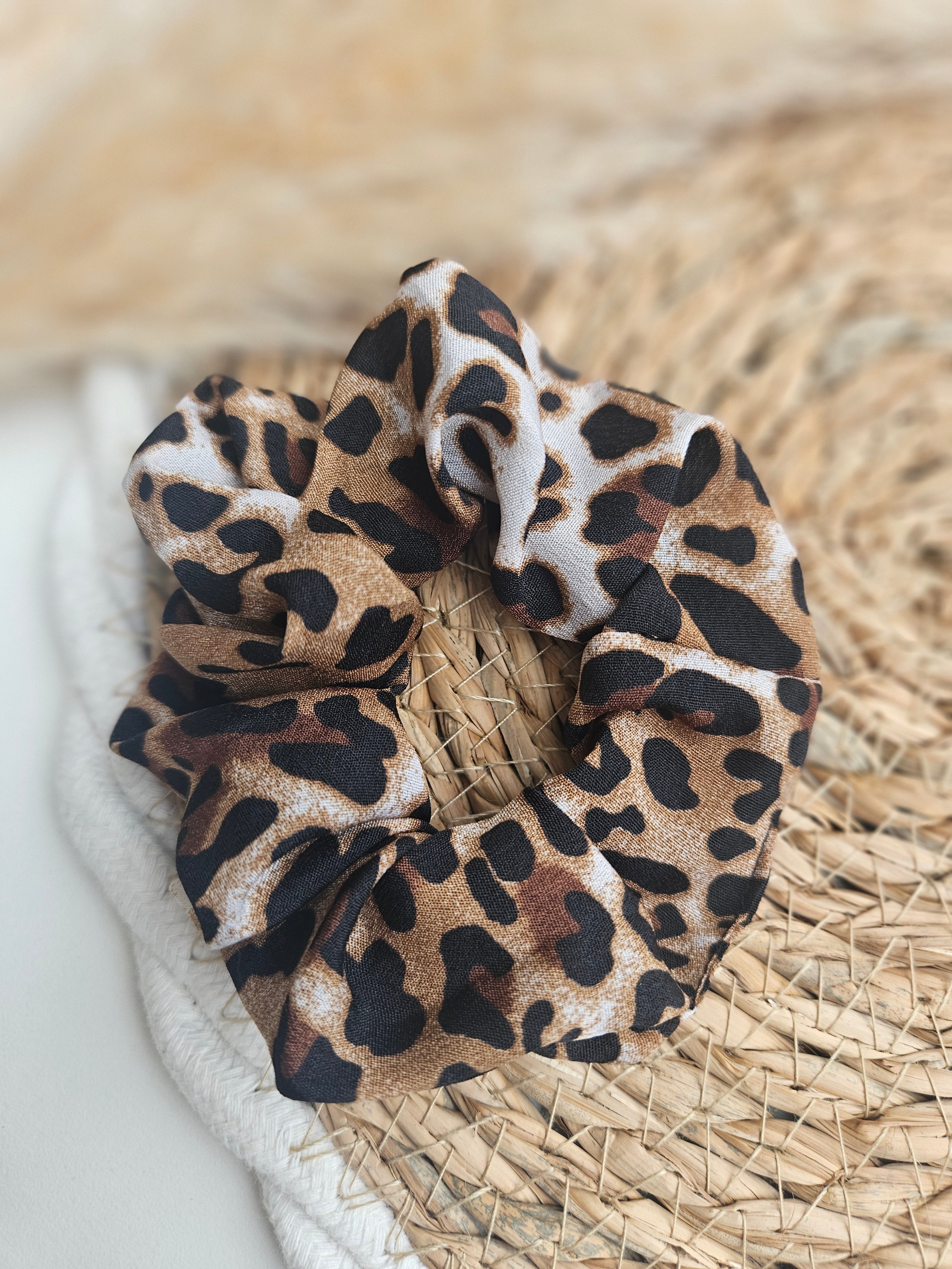 Chouchou upcyclé - Léopard