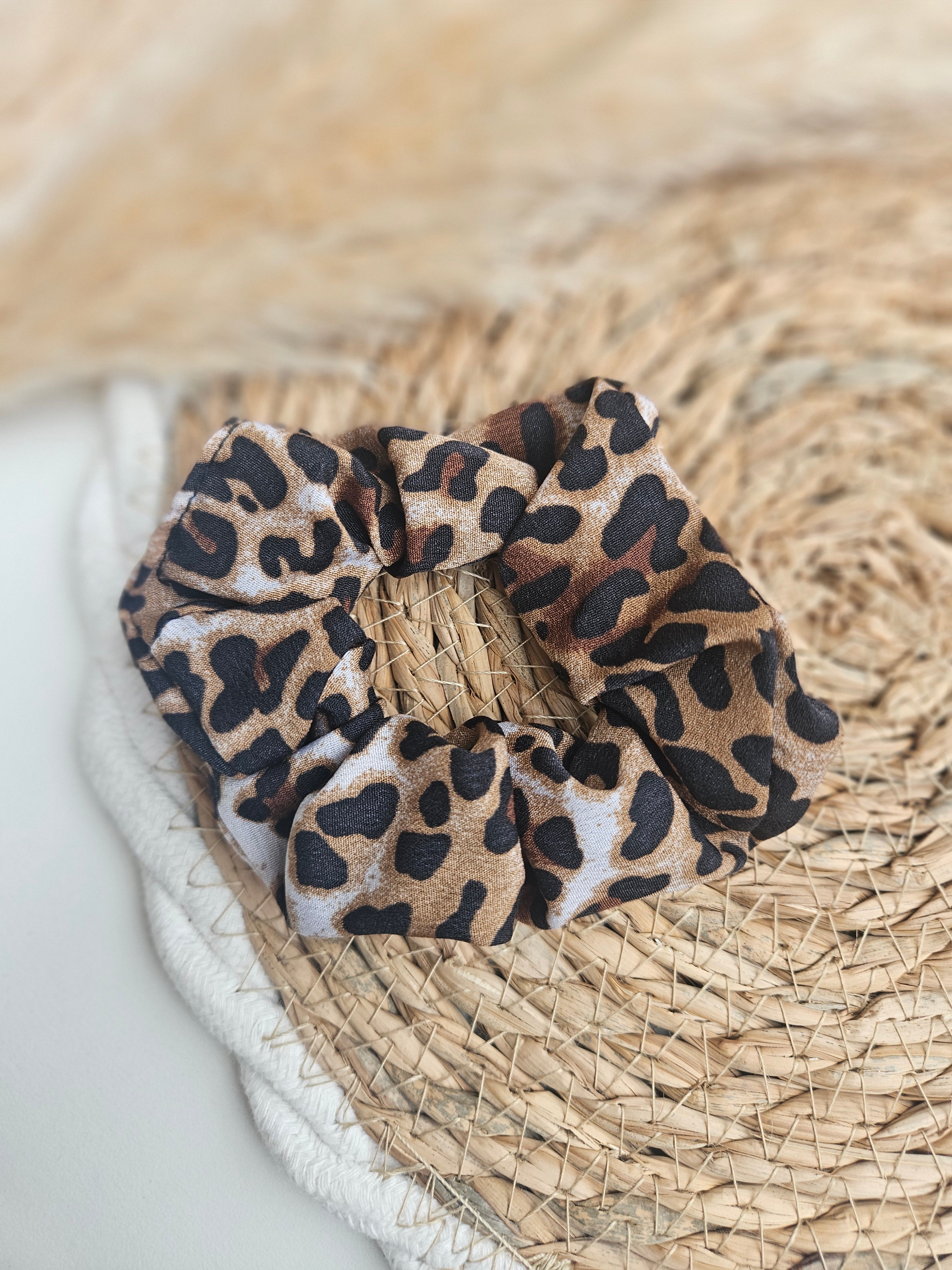 Chouchou upcyclé - Léopard