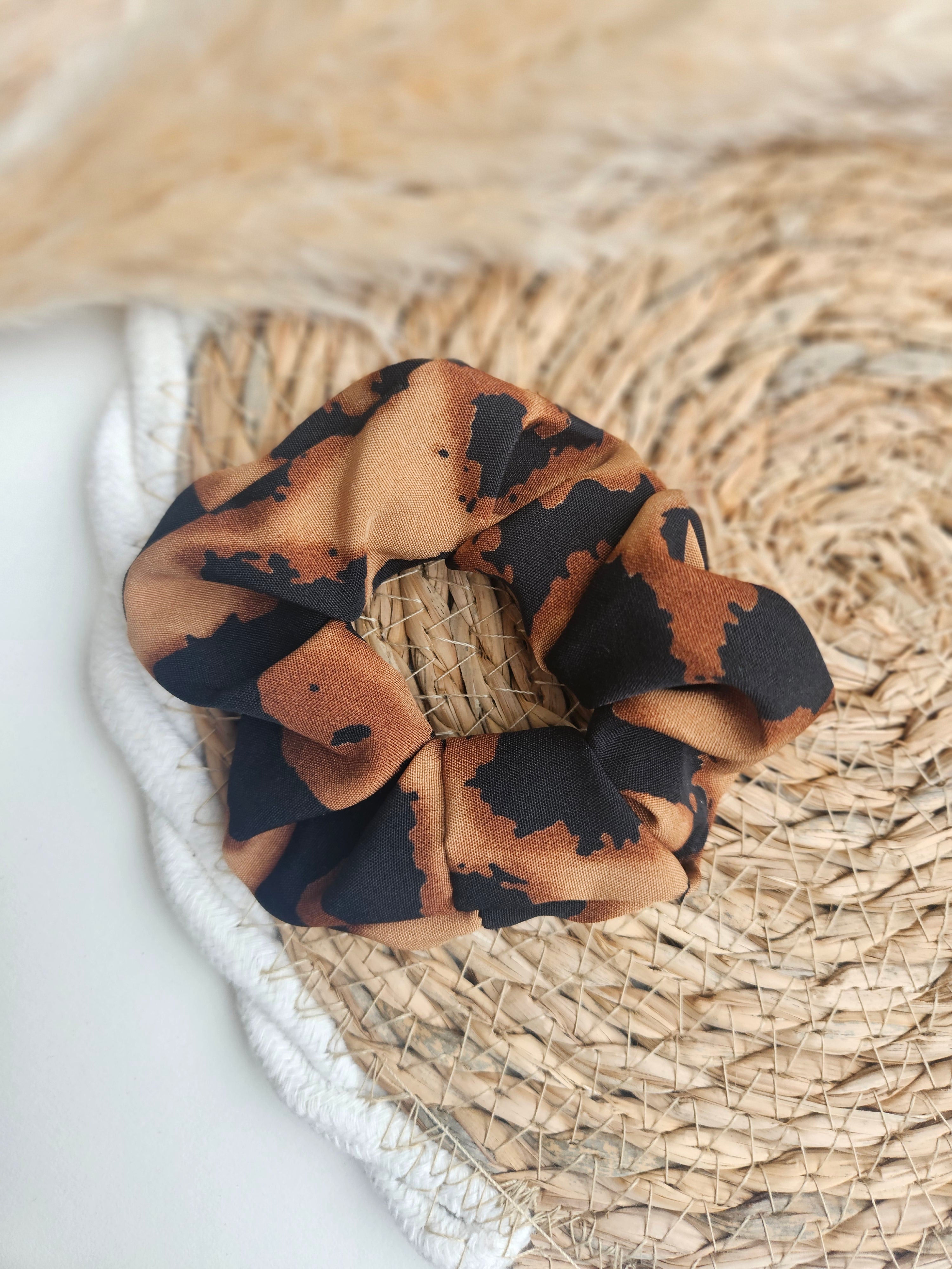 Chouchou upcyclé - Léopard