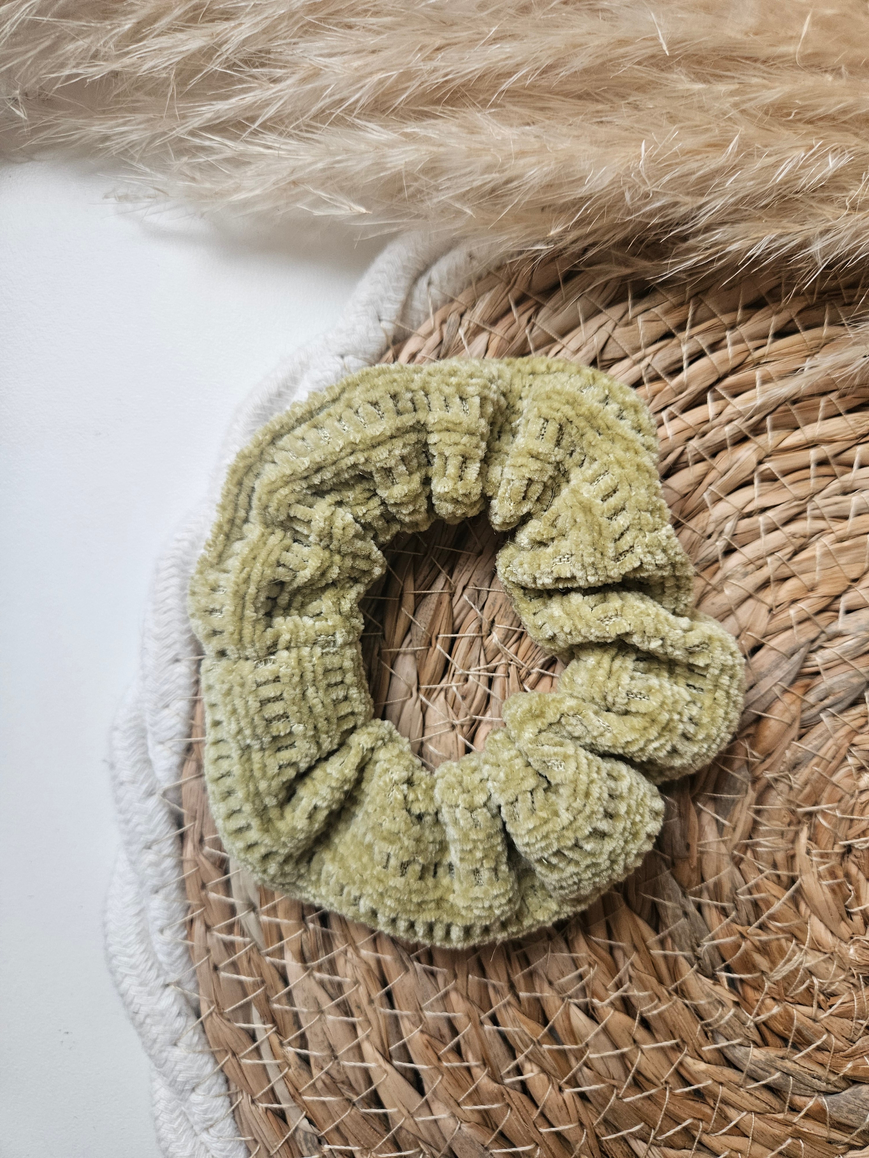 Chouchou upcyclé - Vert