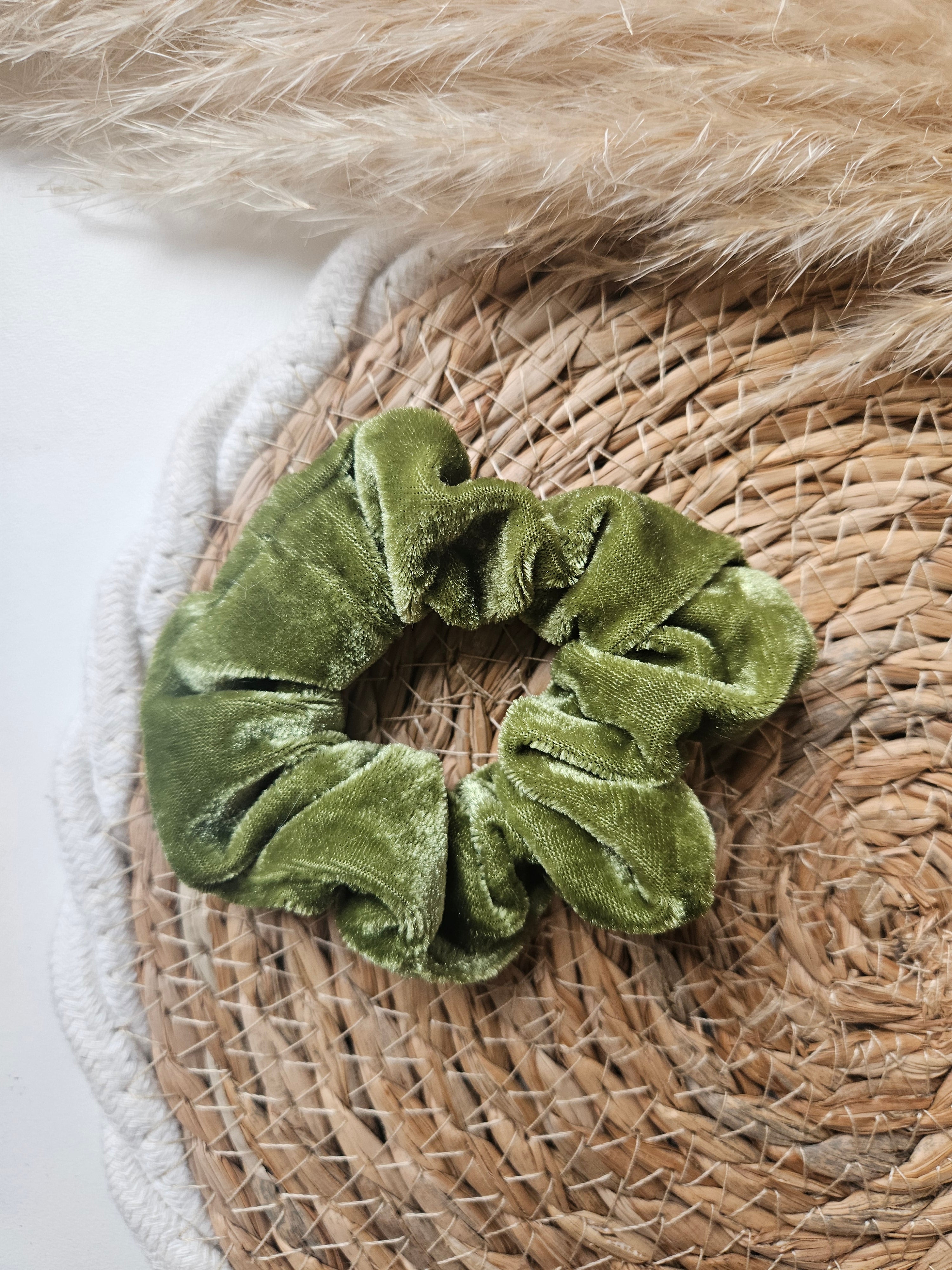 Chouchou upcyclé - Vert