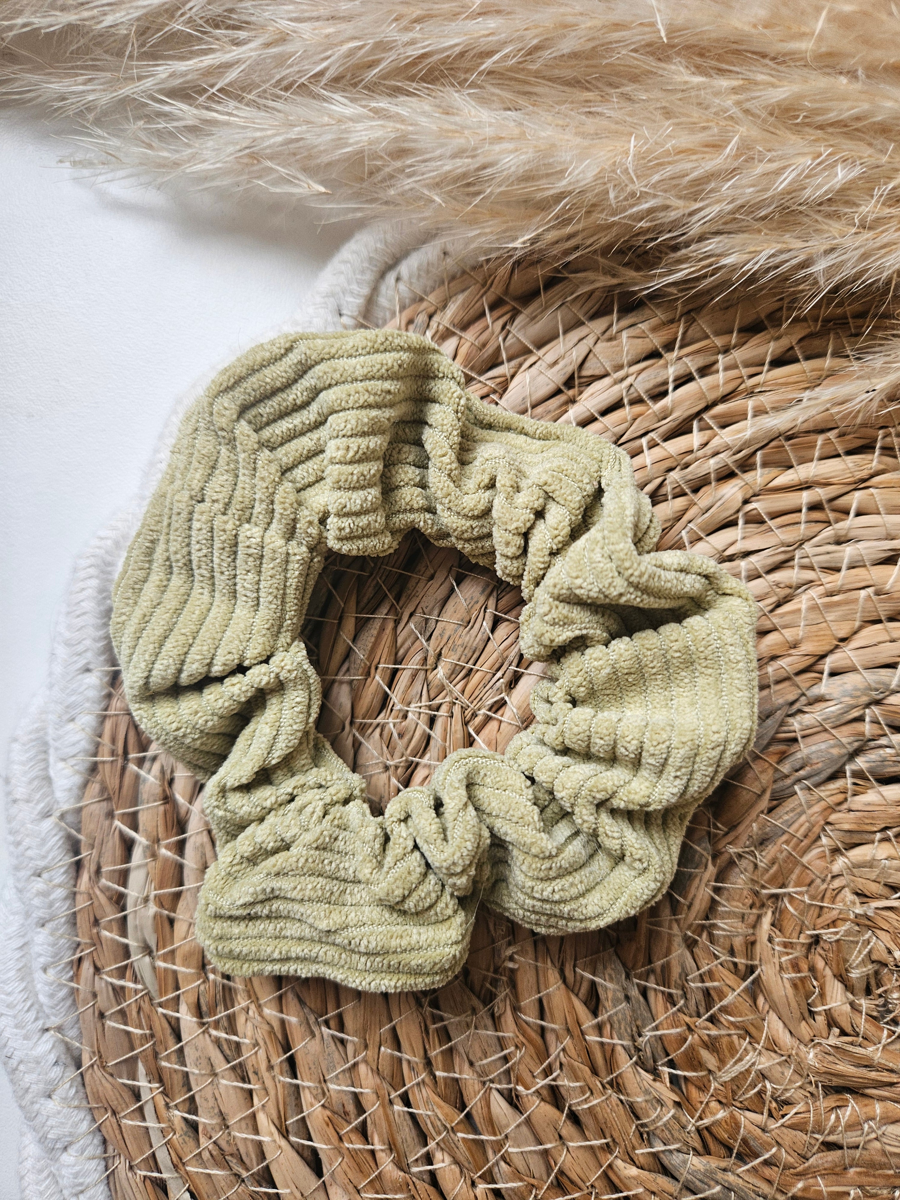 Chouchou upcyclé - Vert