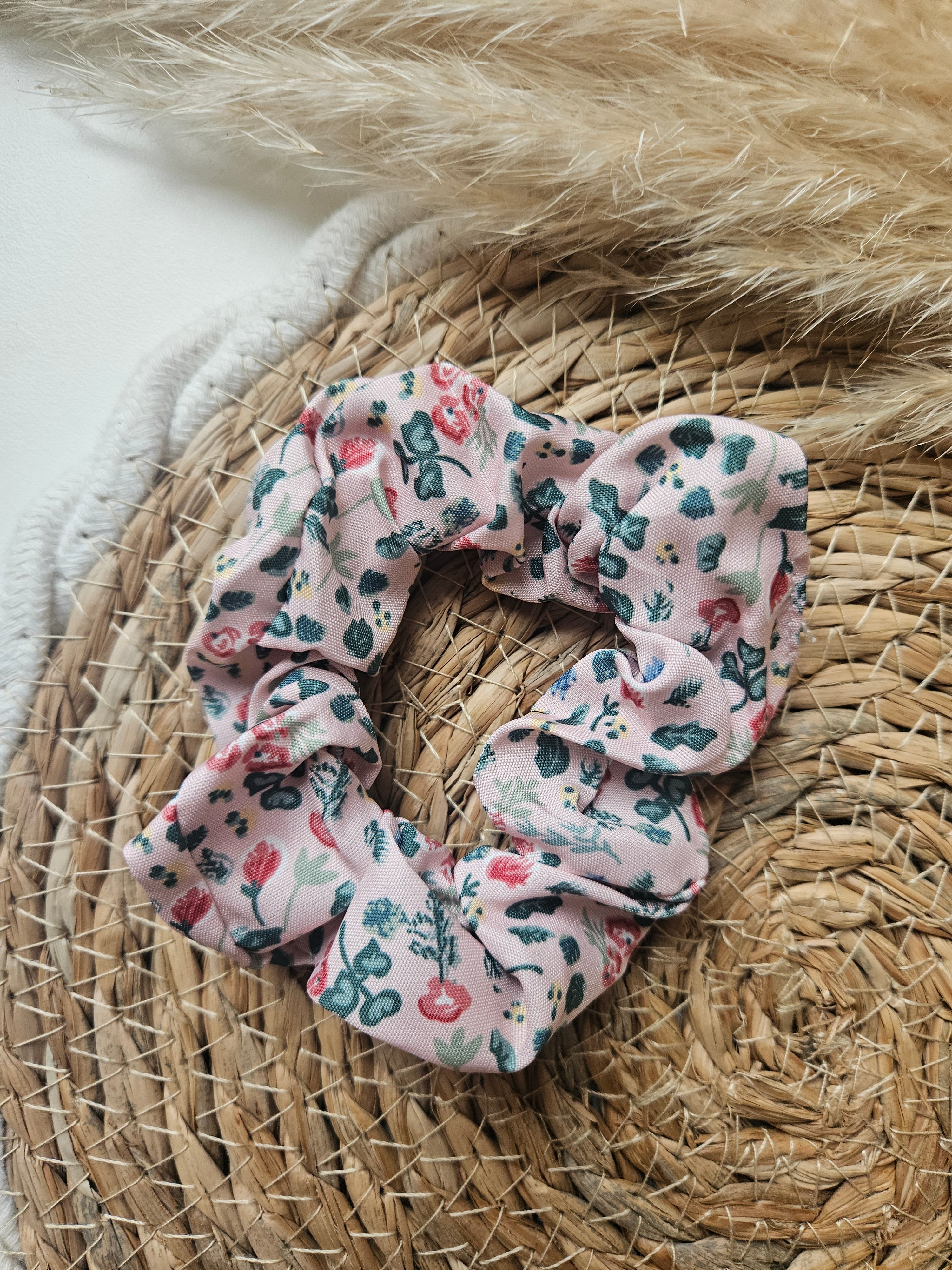 Chouchou upcyclé - Fleuris