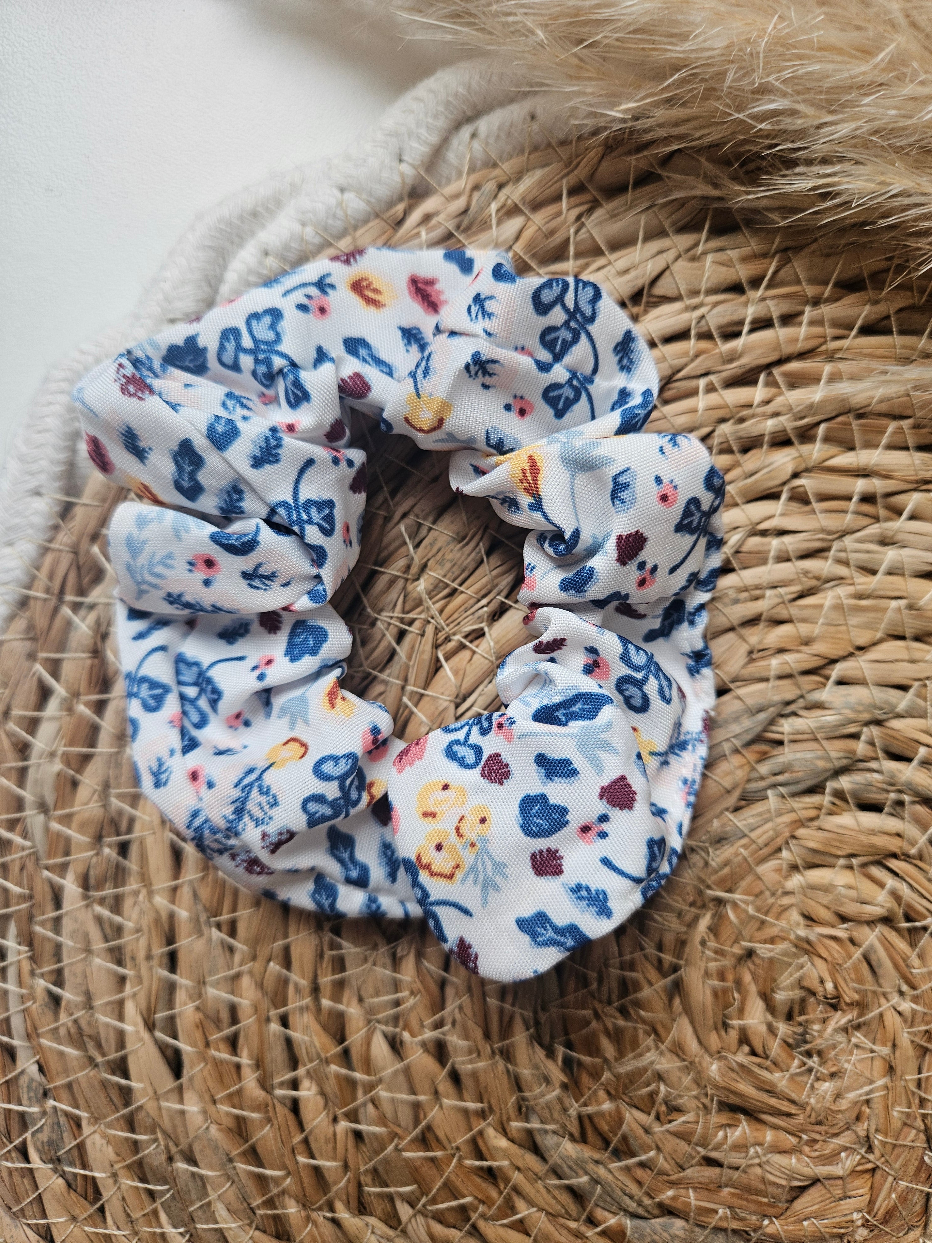 Chouchou upcyclé - Fleuris