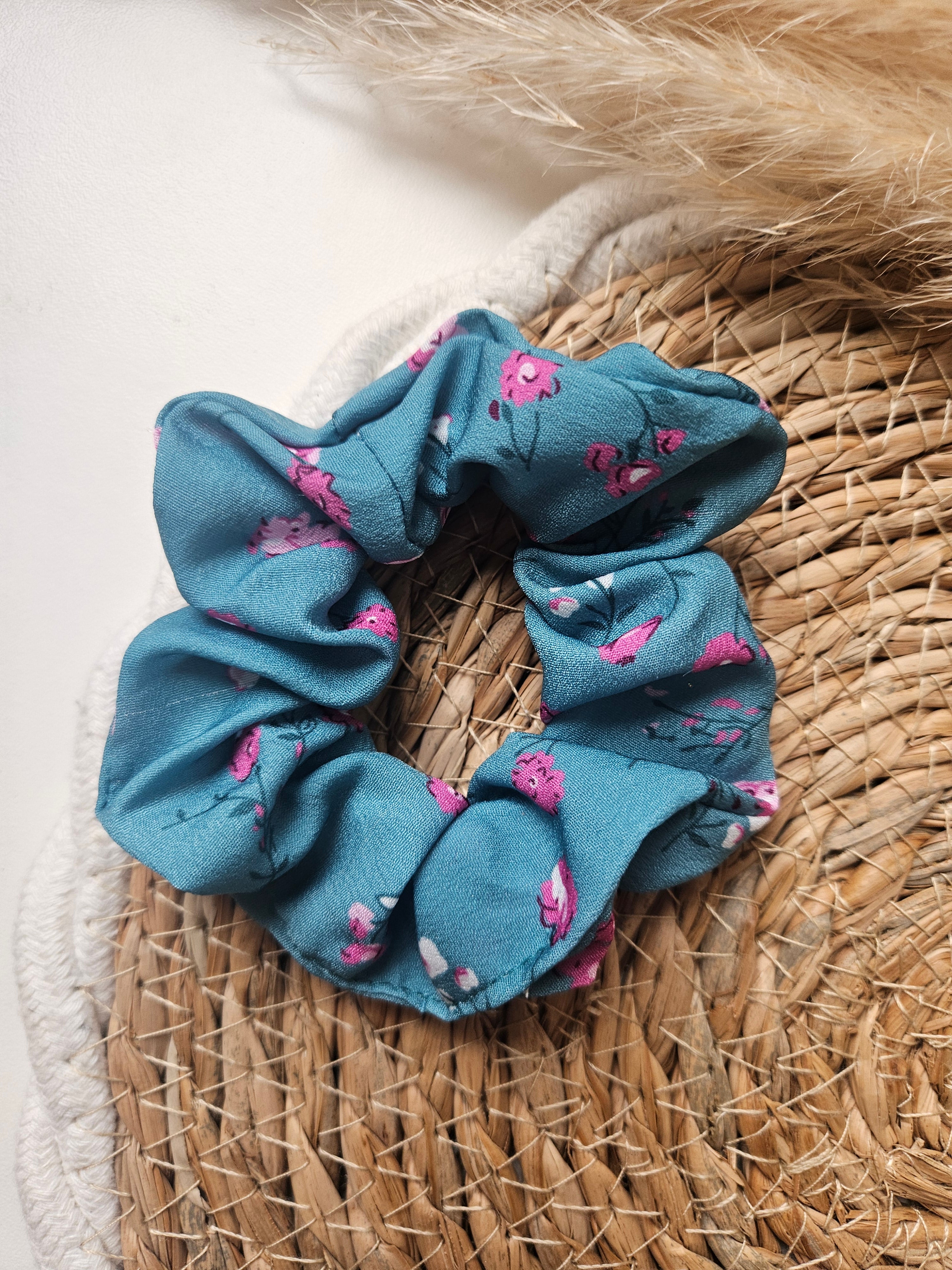 Chouchou upcyclé - Fleuris