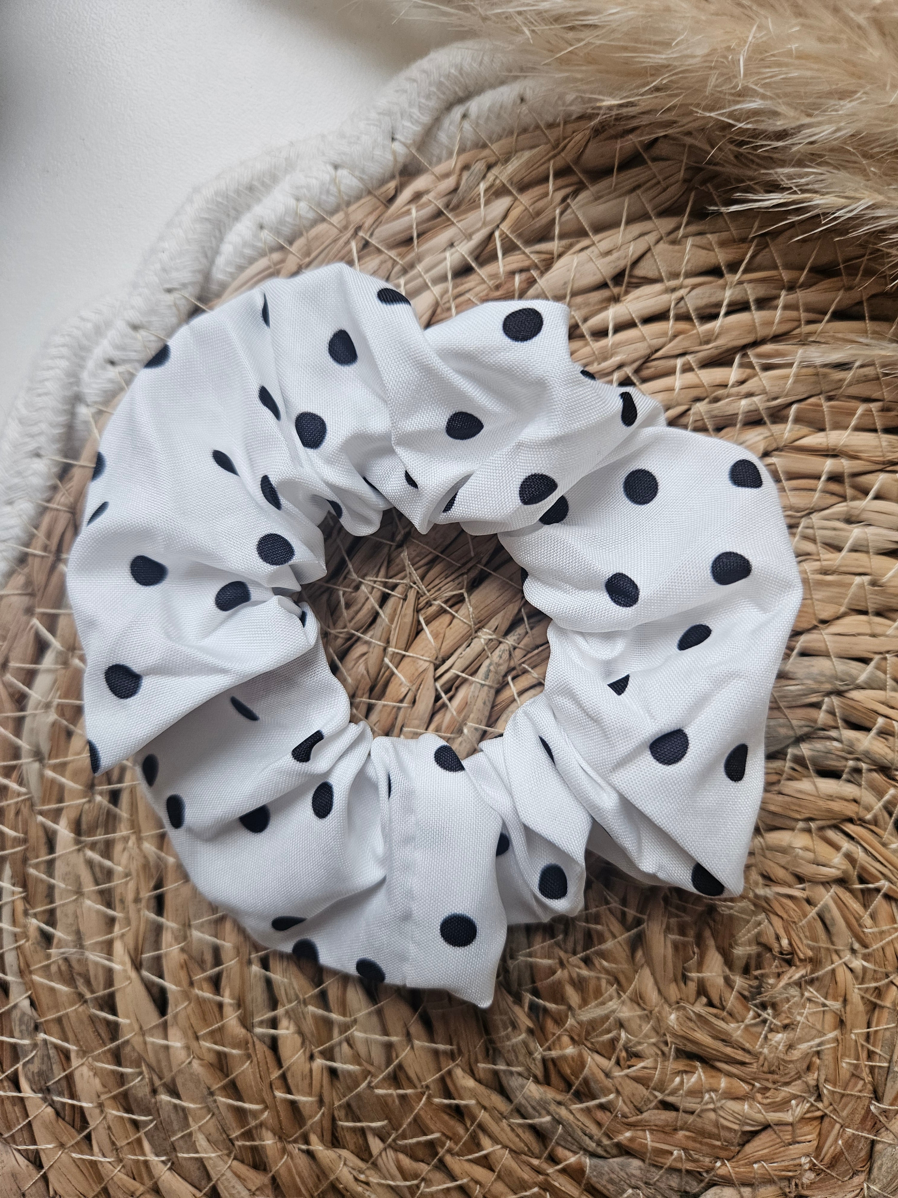 Chouchou upcyclé - Noir & Blanc