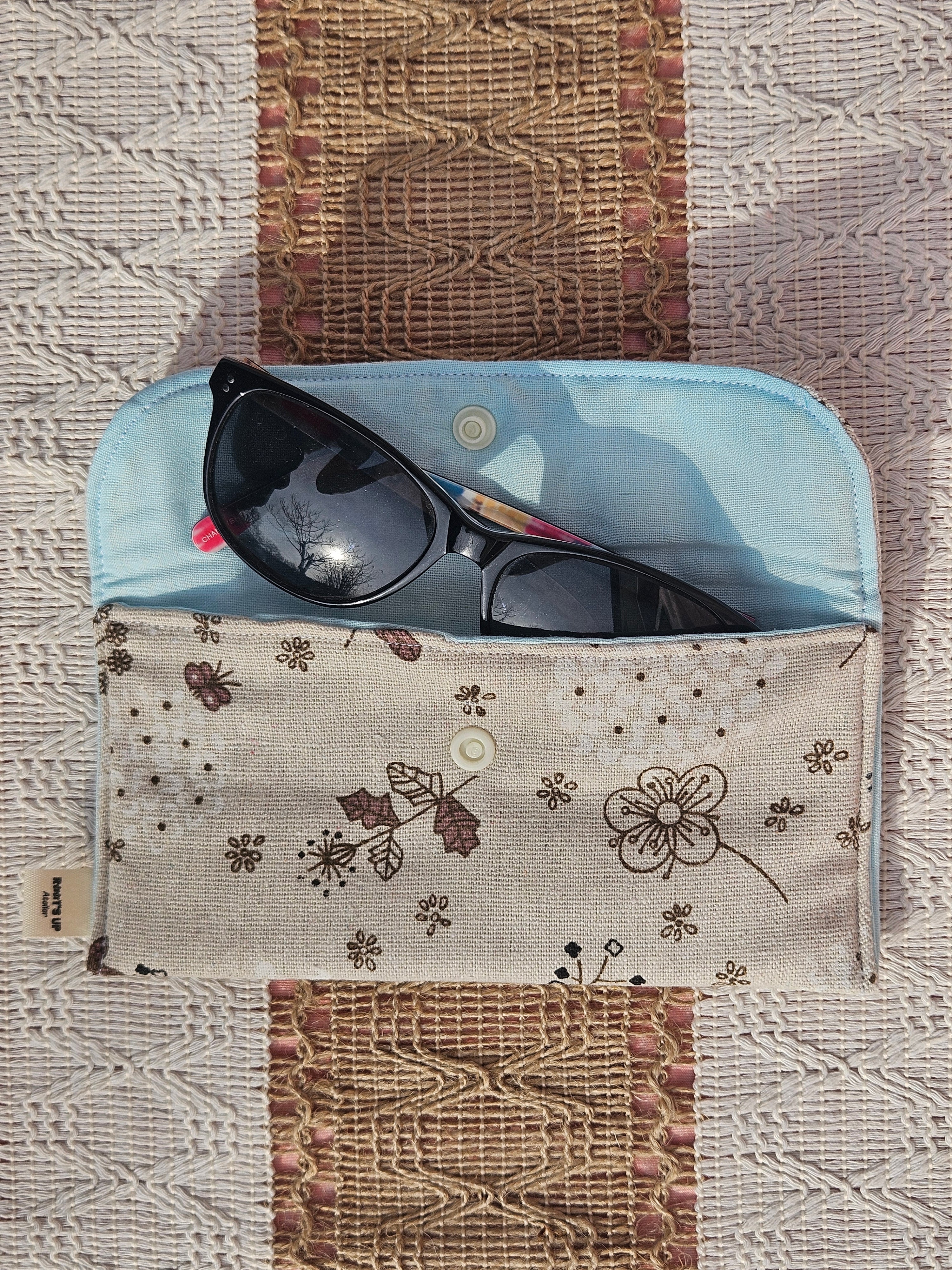 Étui à lunettes – Nouvelle collection – Pièce unique upcyclé