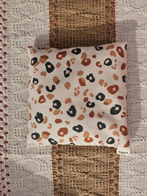 Bouillotte sèche – Tissu coton et lin – Housse déhoussable – Pièce unique