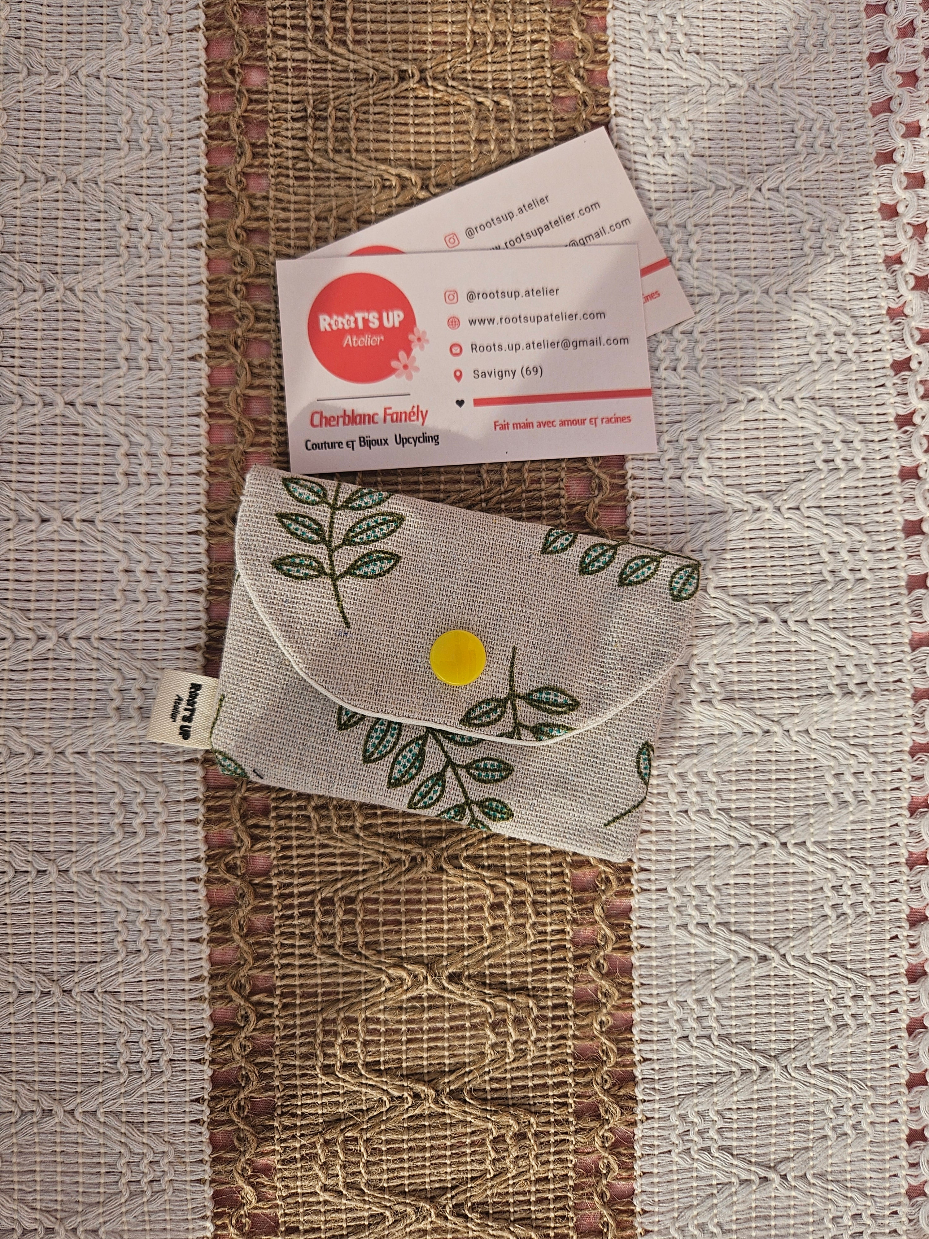 Porte-cartes – Pièce unique upcyclé