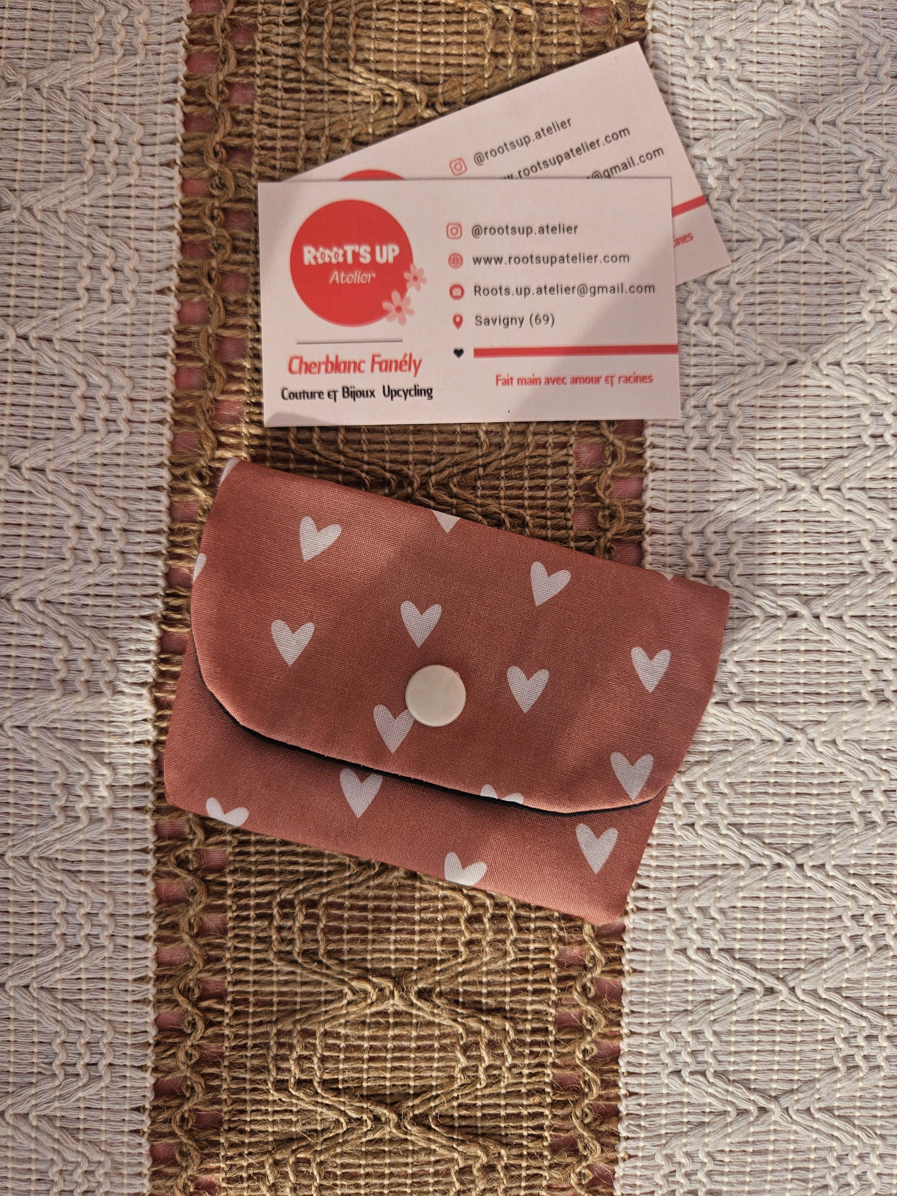 Porte-cartes – Pièce unique upcyclé