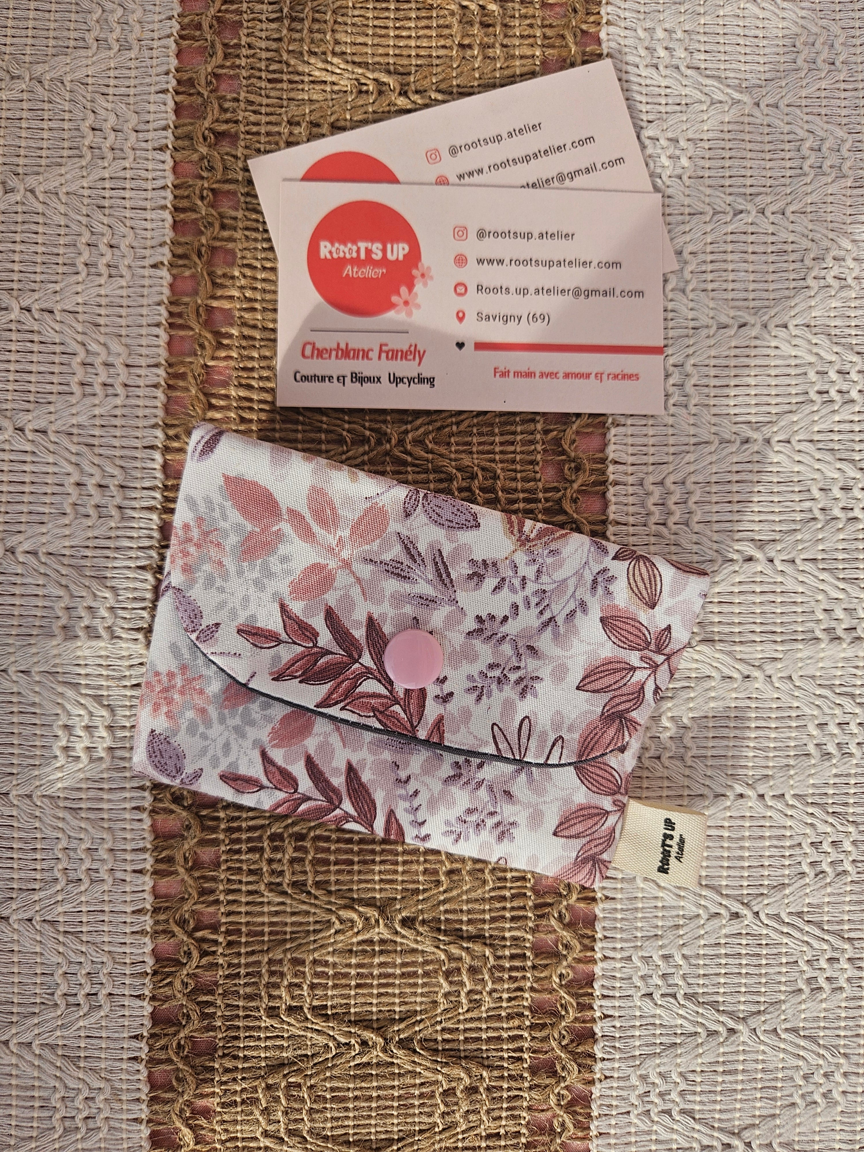 Porte-cartes – Pièce unique upcyclé