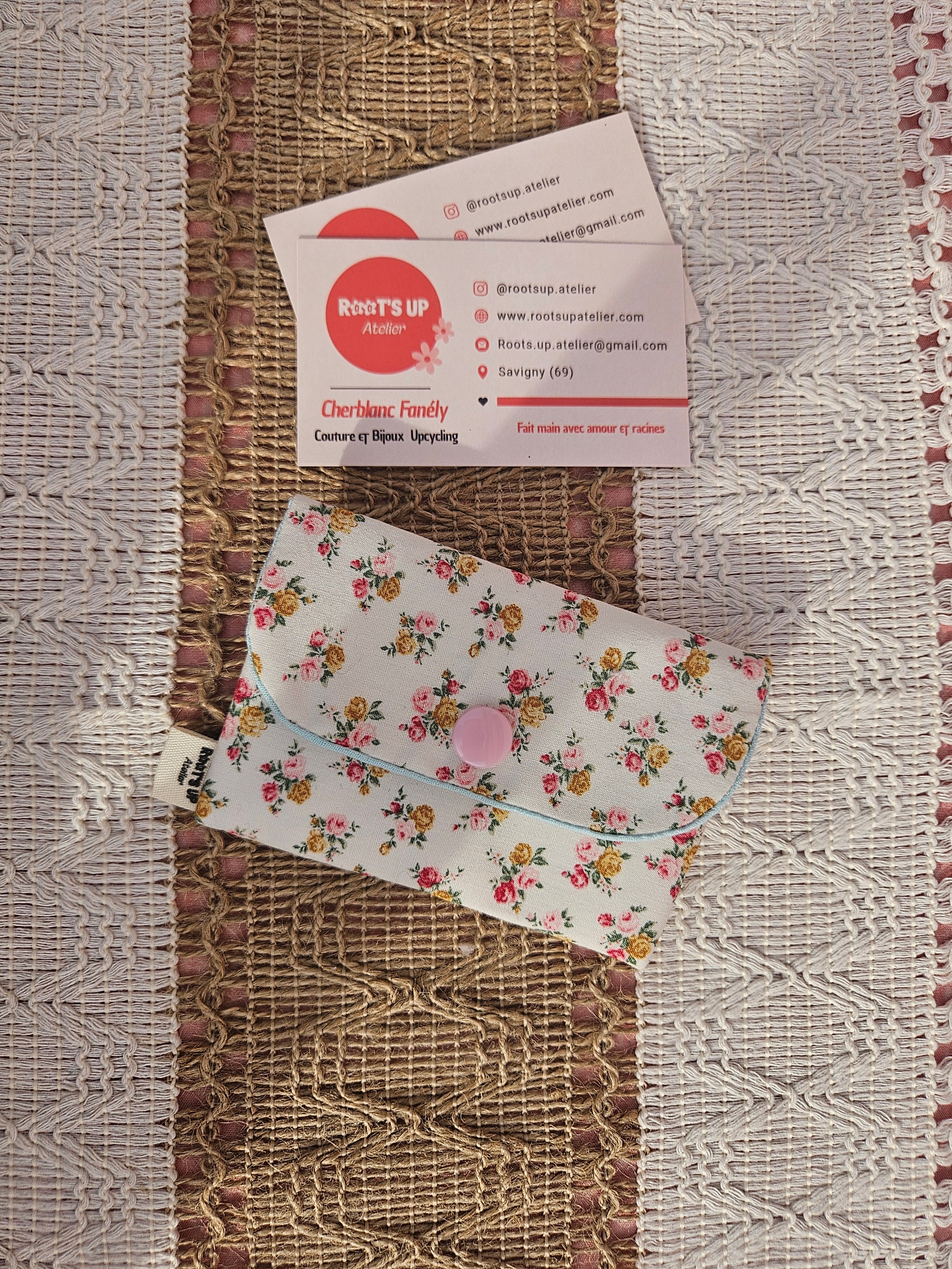 Porte-cartes – Pièce unique upcyclé