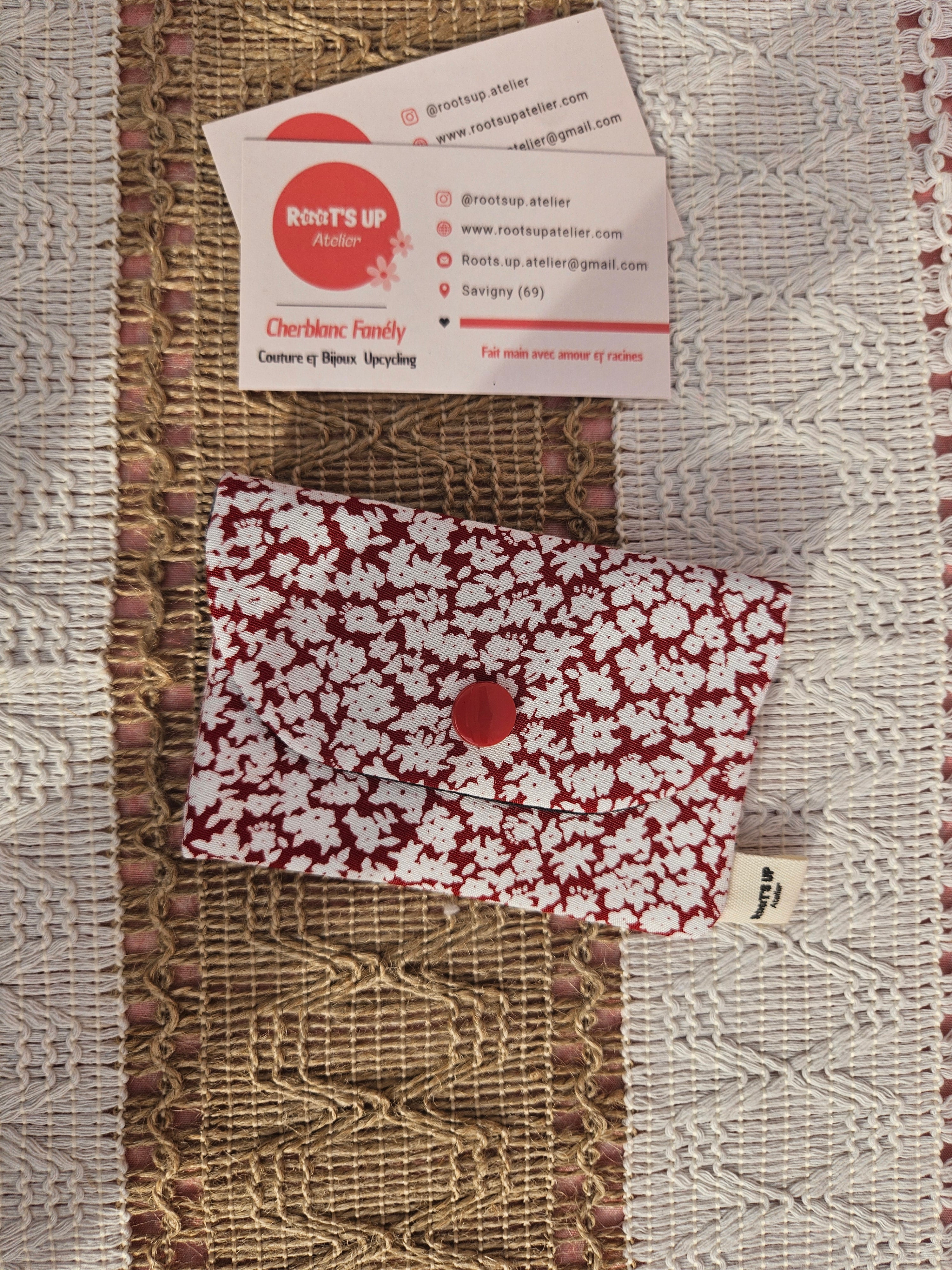 Porte-cartes – Pièce unique upcyclé