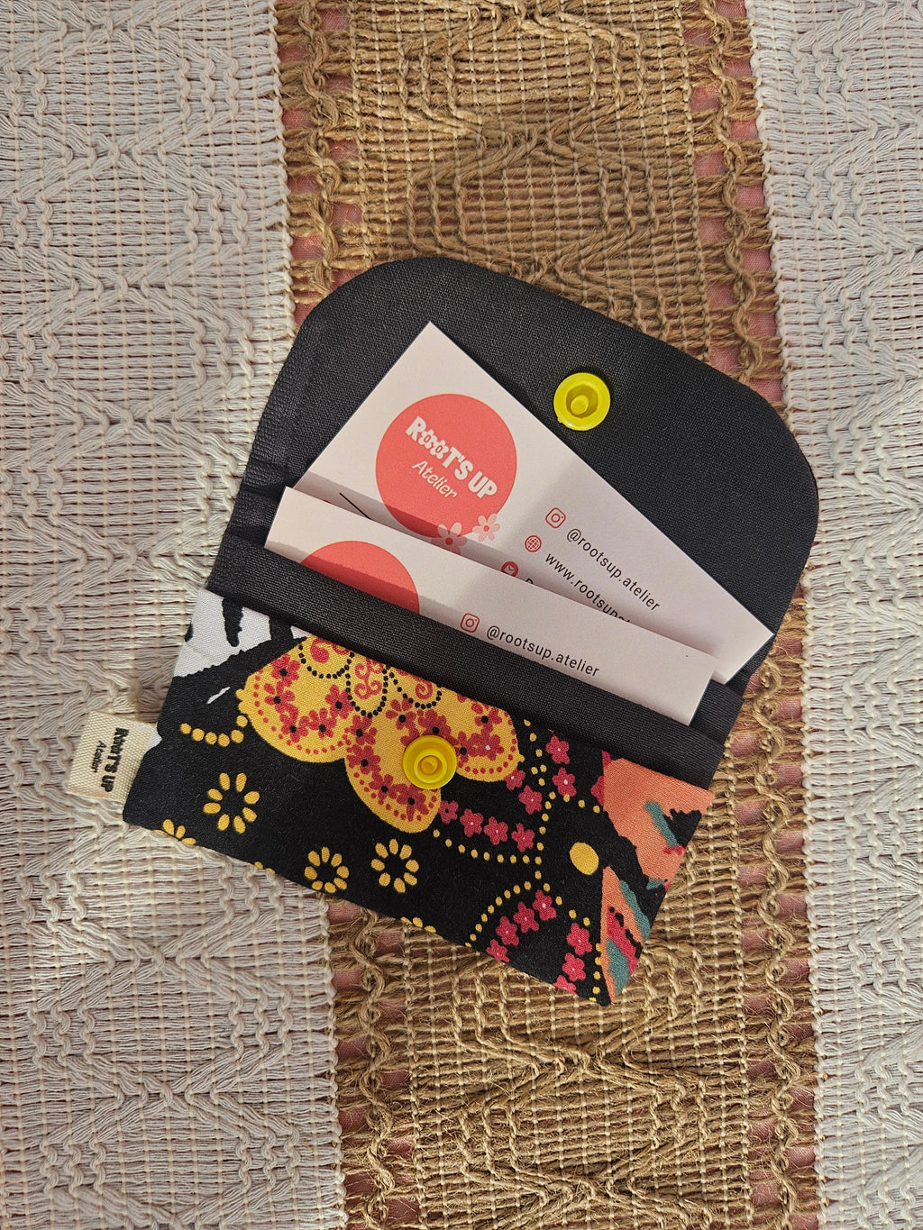 Porte-cartes – Pièce unique upcyclé