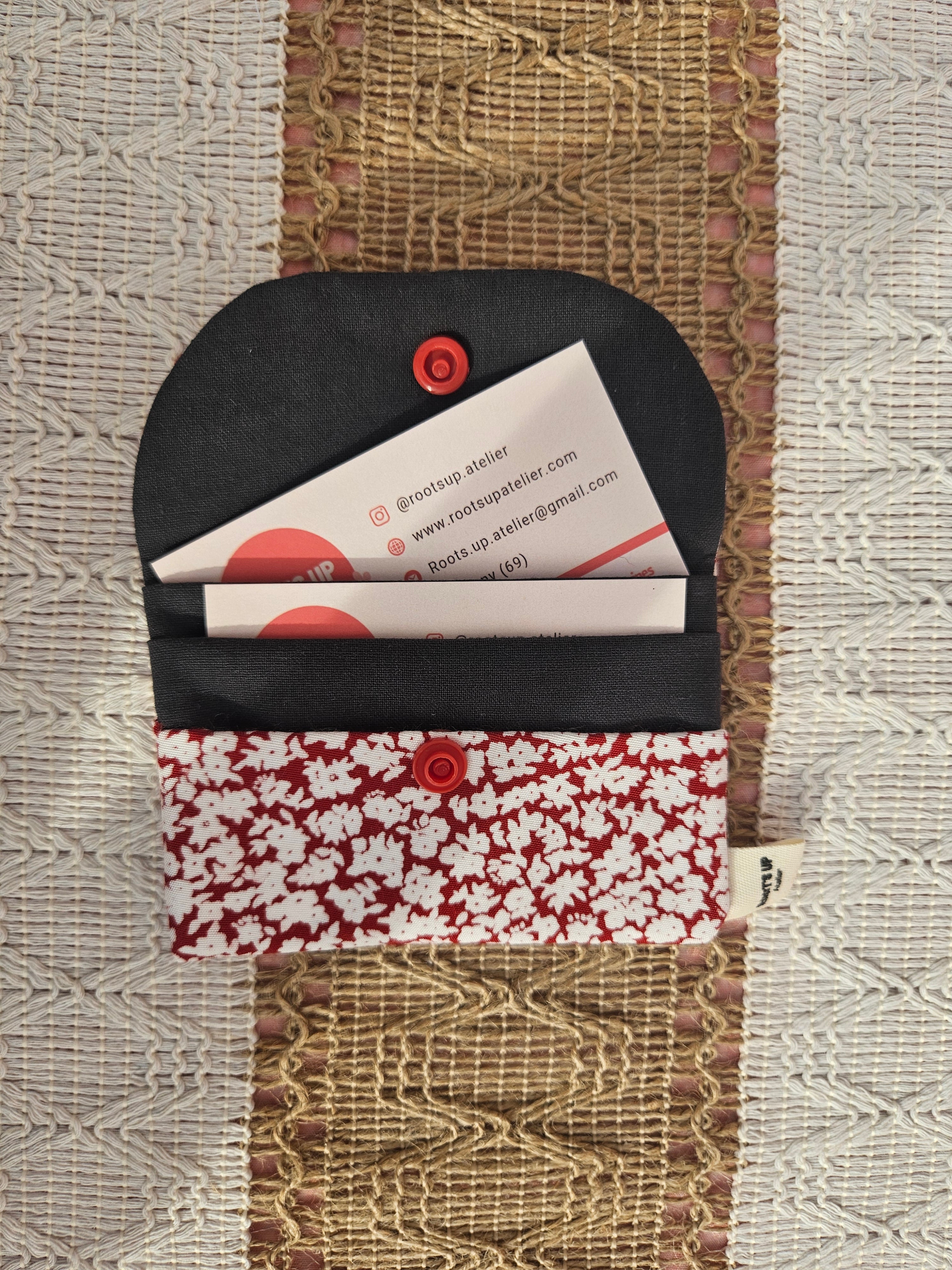 Porte-cartes – Pièce unique upcyclé