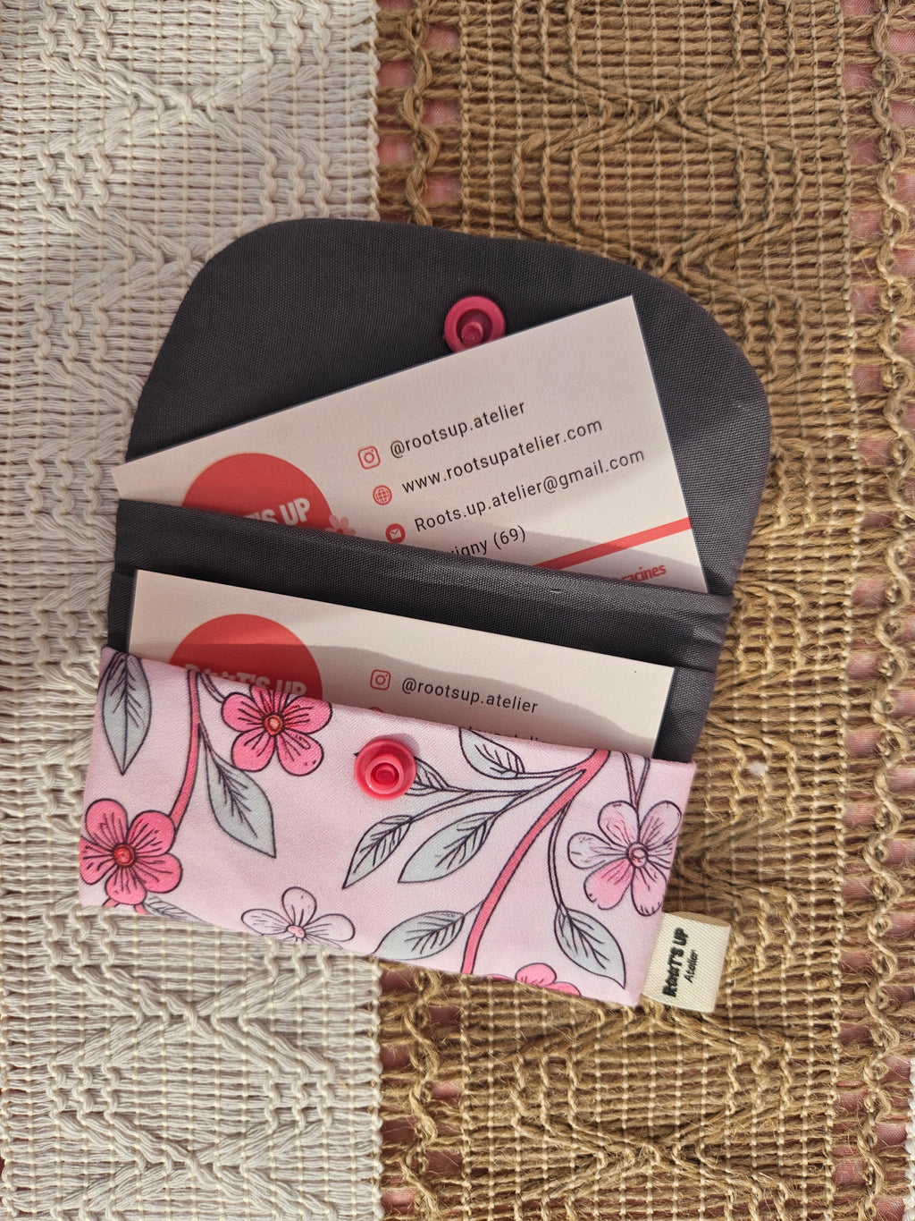 Porte-cartes – Pièce unique upcyclé