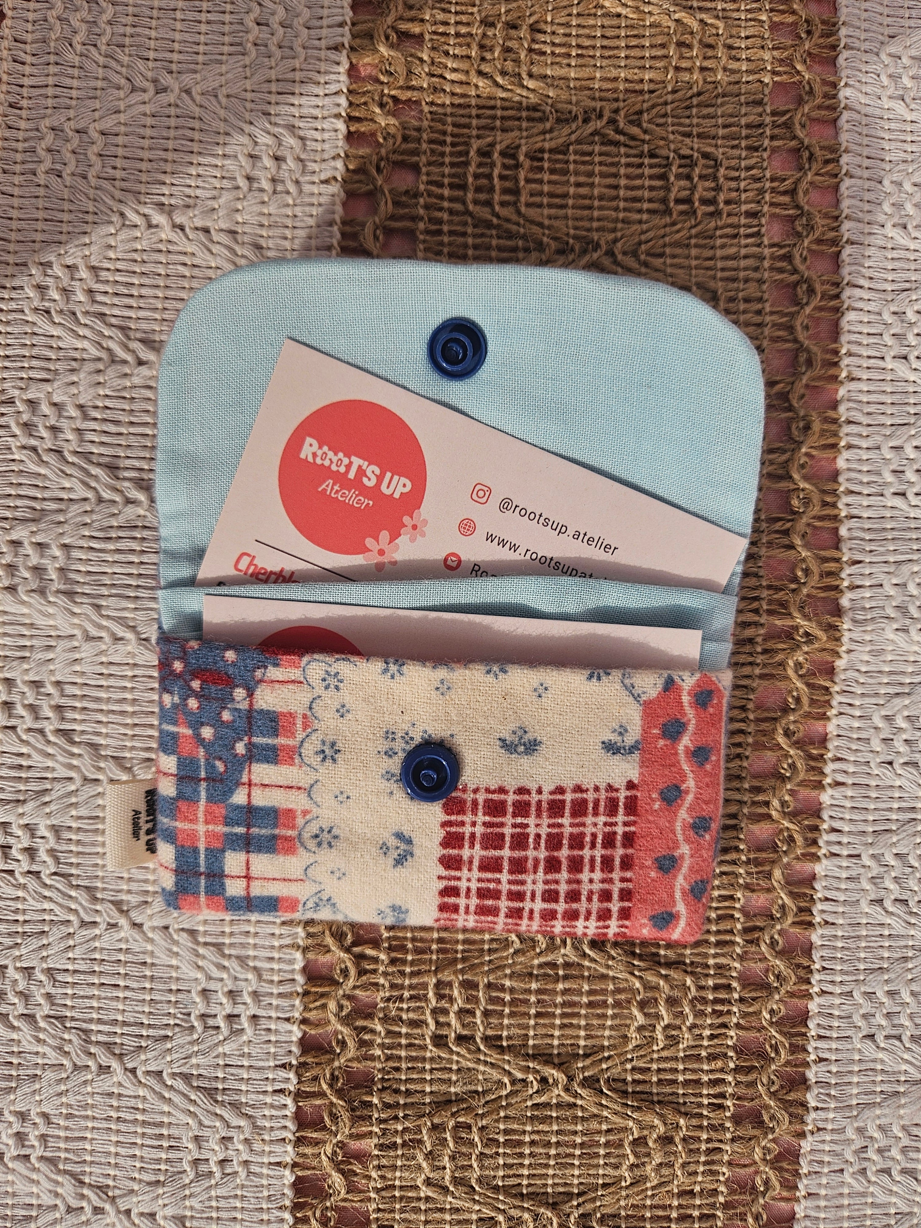 Porte-cartes – Pièce unique upcyclé