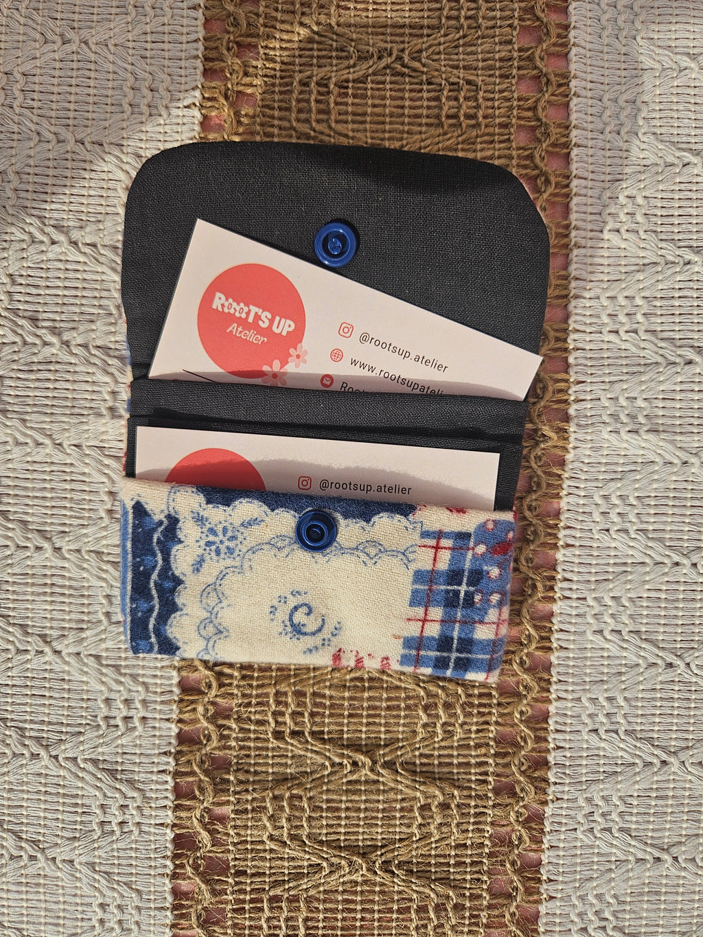 Porte-cartes – Pièce unique upcyclé