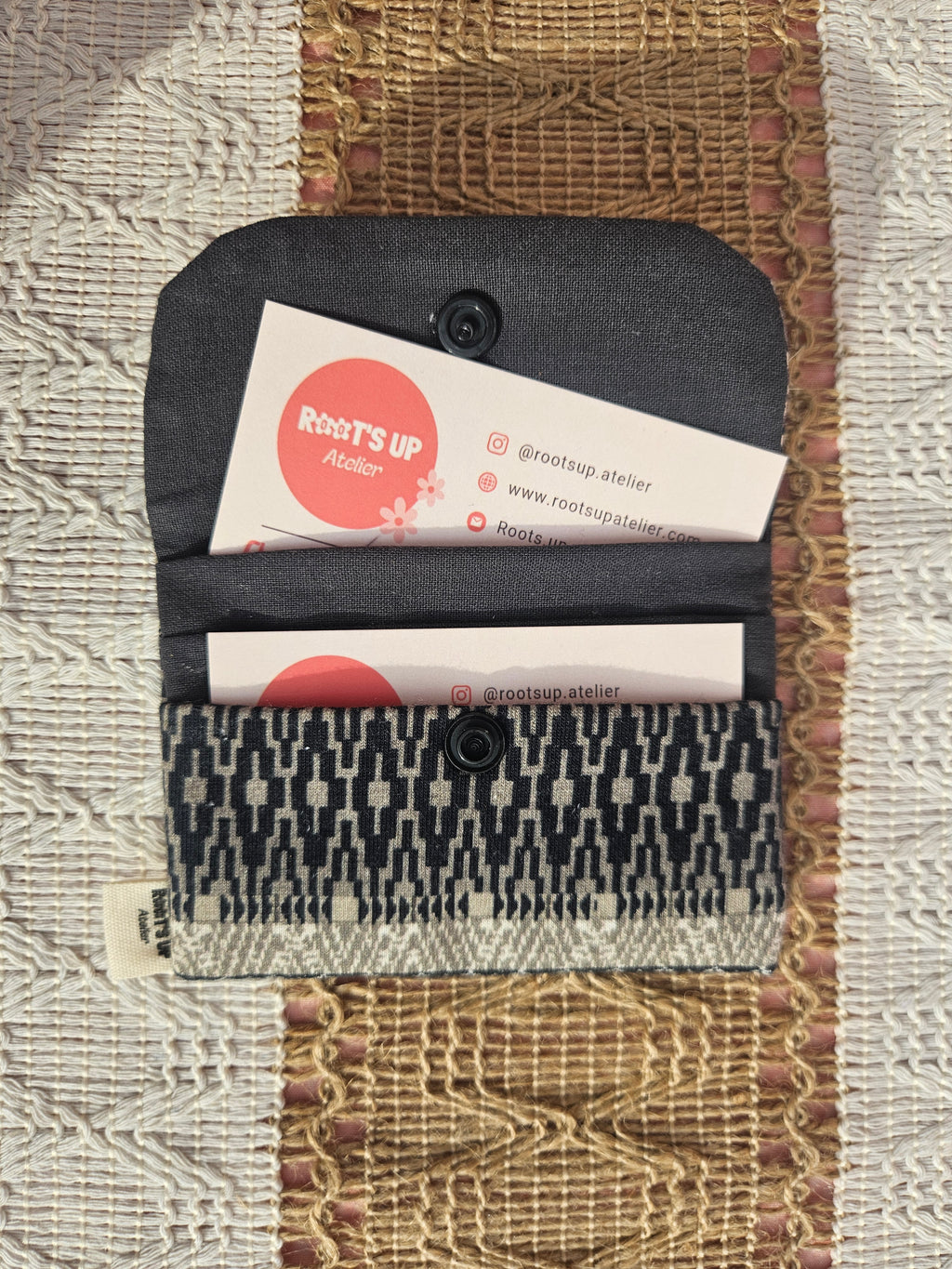 Porte-cartes – Pièce unique upcyclé