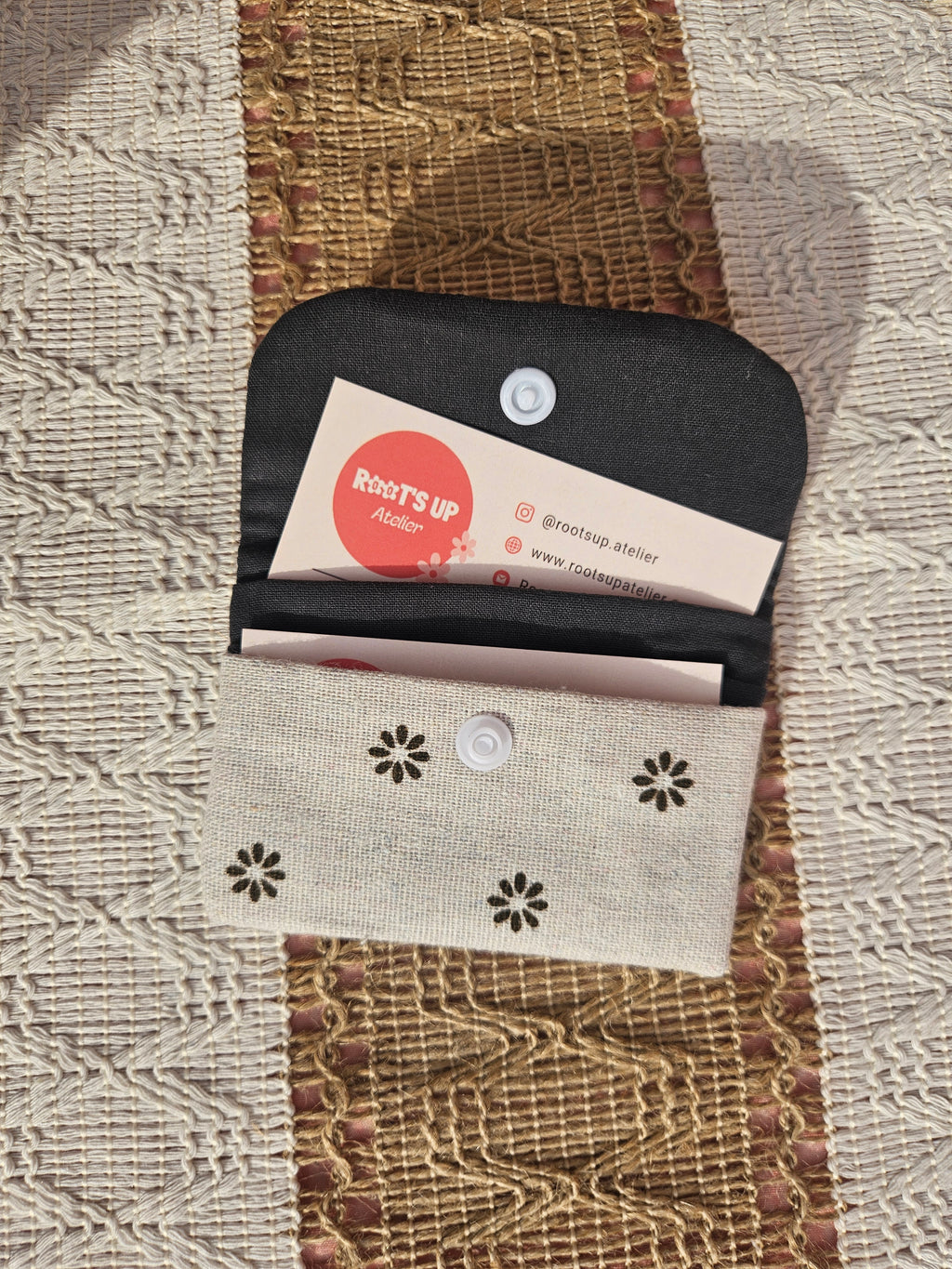 Porte-cartes – Pièce unique upcyclé