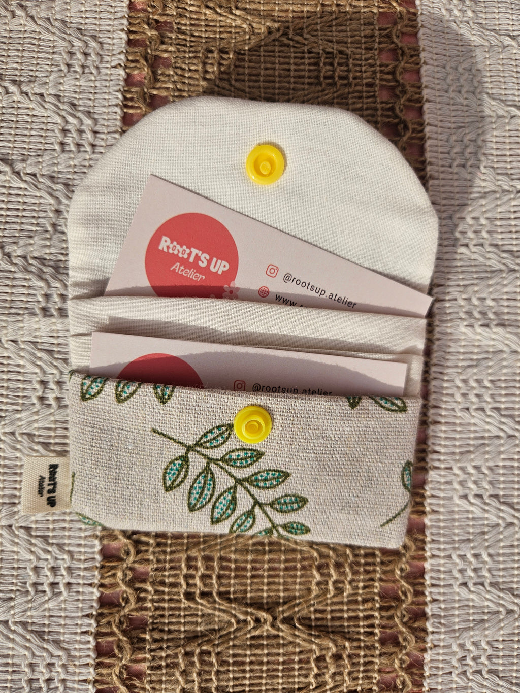 Porte-cartes – Pièce unique upcyclé