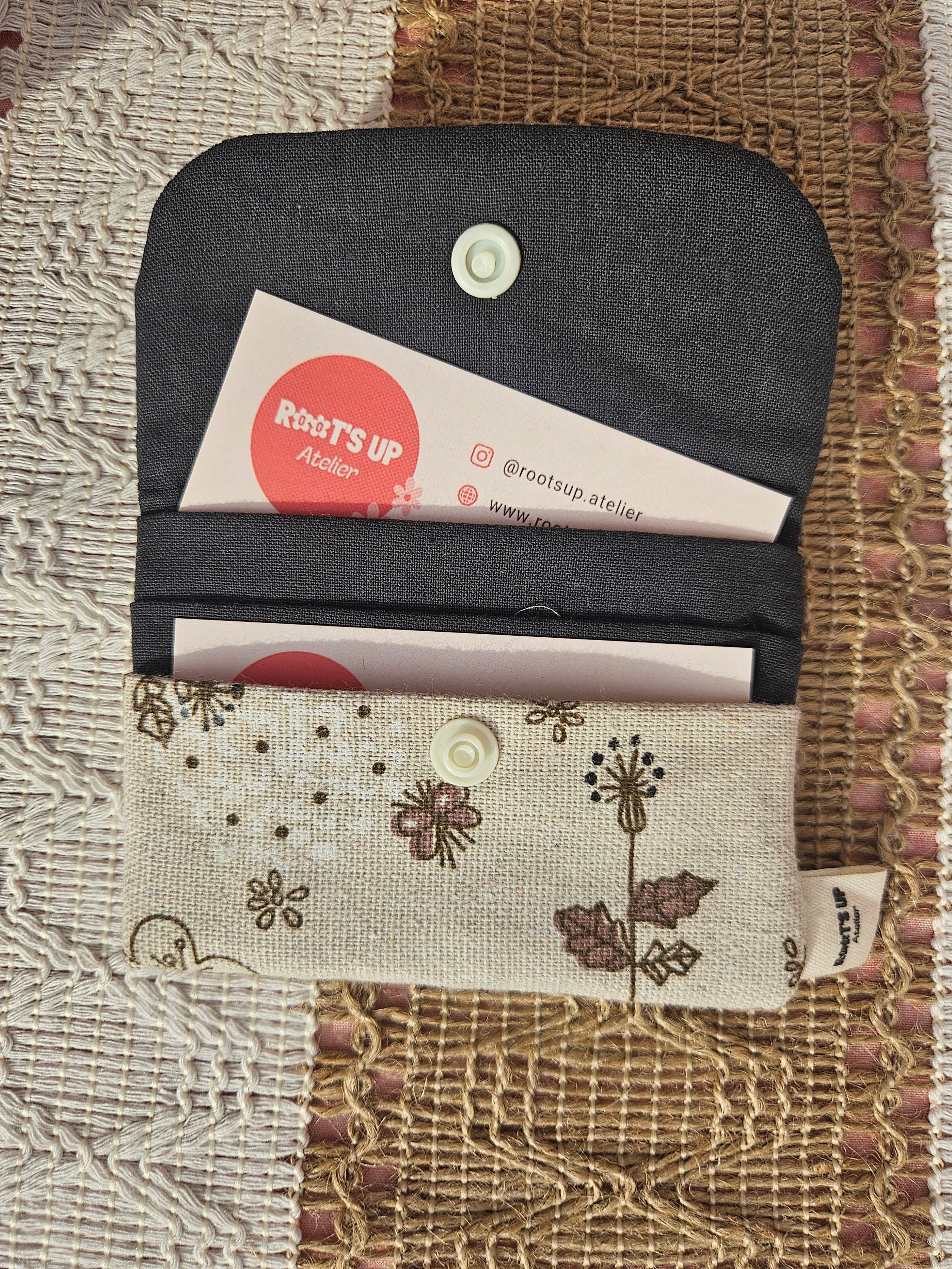 Porte-cartes – Pièce unique upcyclé