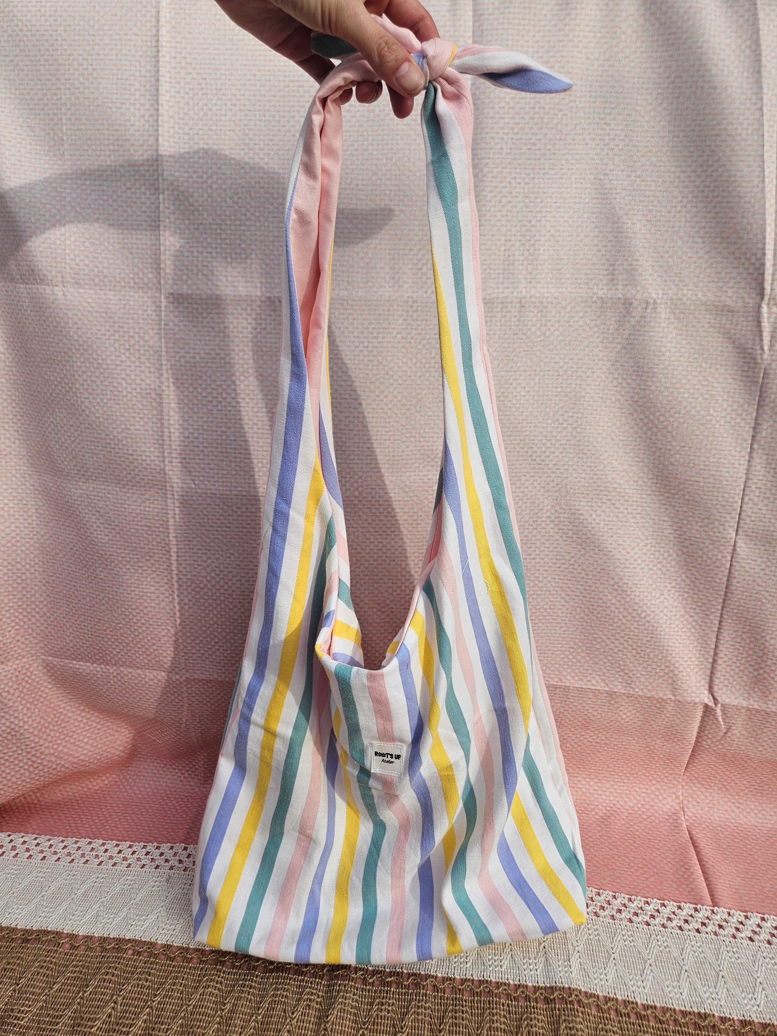 Sac rayé pièce unique – Édition Printemps