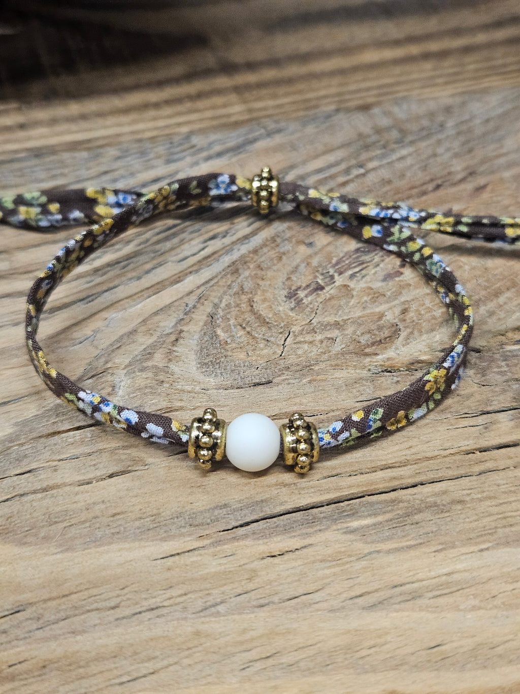 Bracelet tissu coulissant