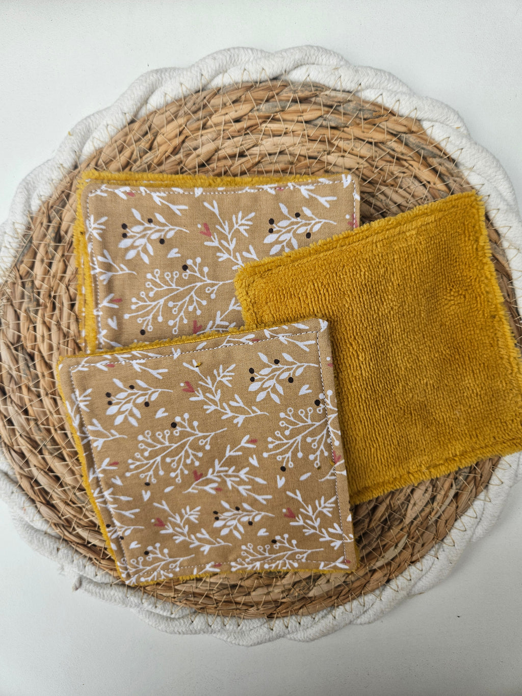 Cotons lavables – Lot de 7