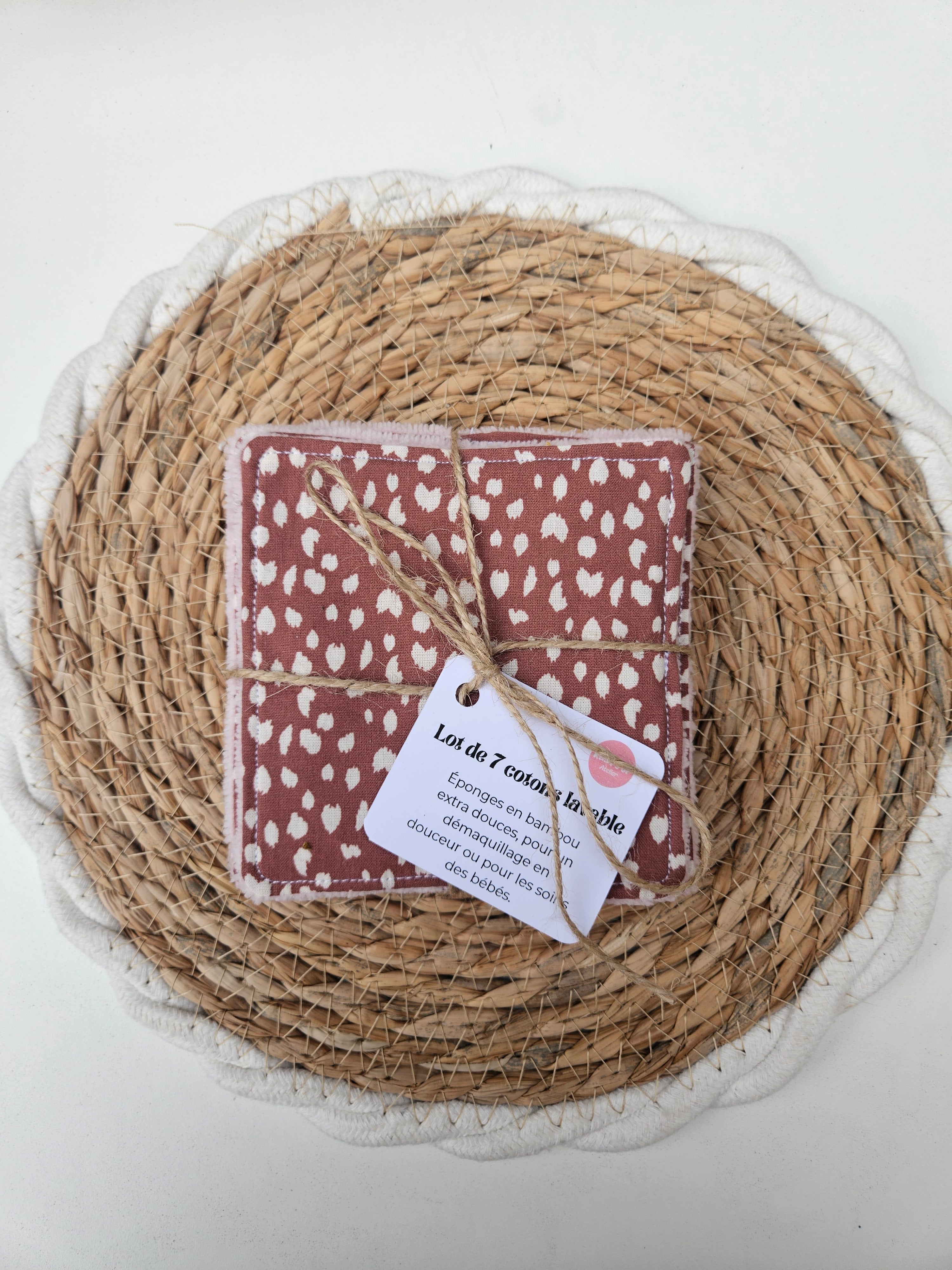 Cotons lavables – Lot de 7