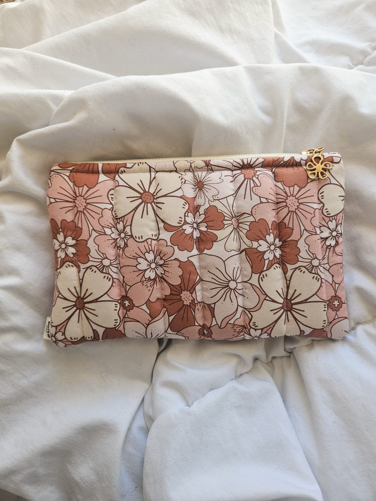 Trousse plate molletonnée en tissu