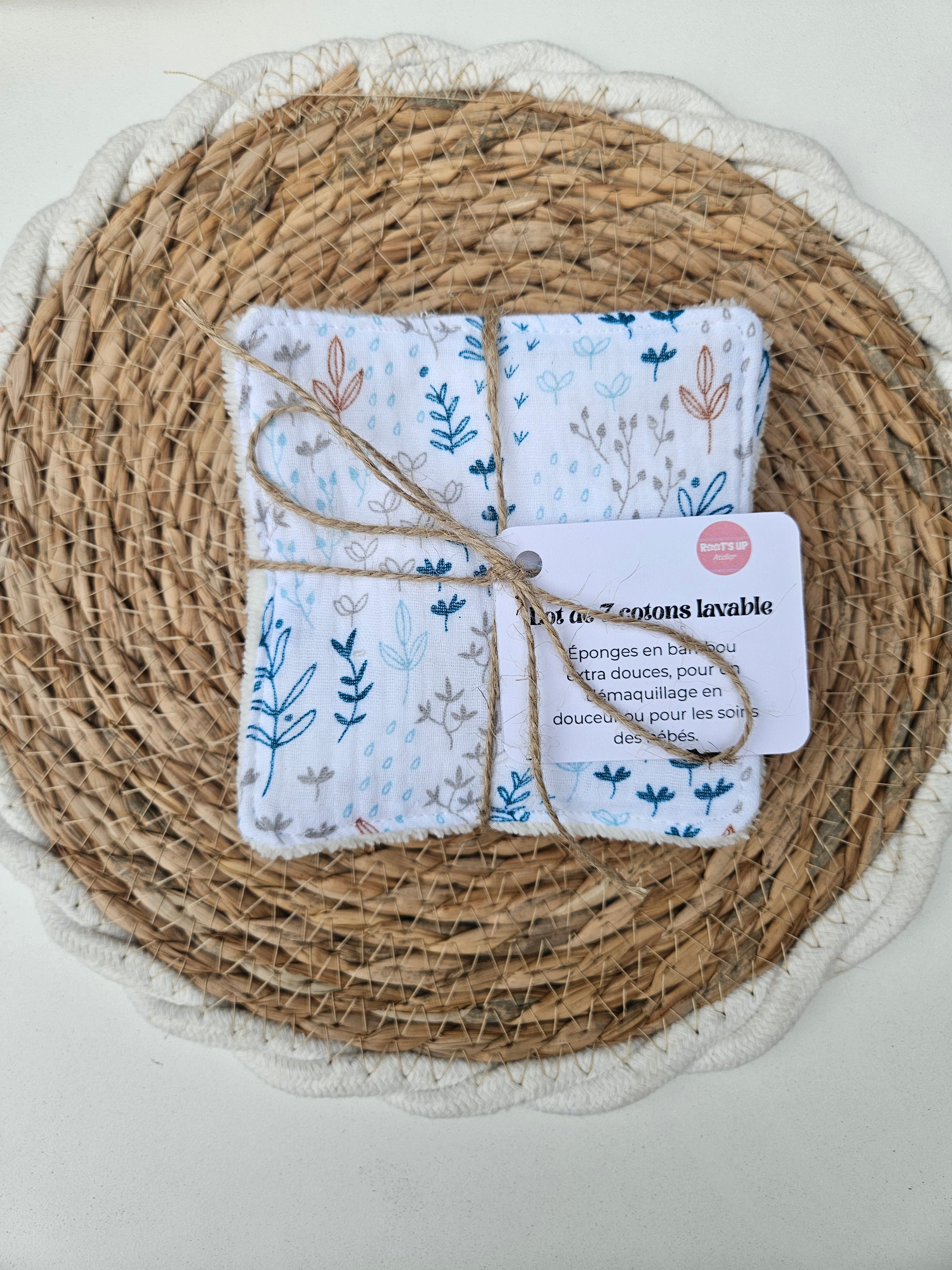 Cotons lavables – Lot de 7