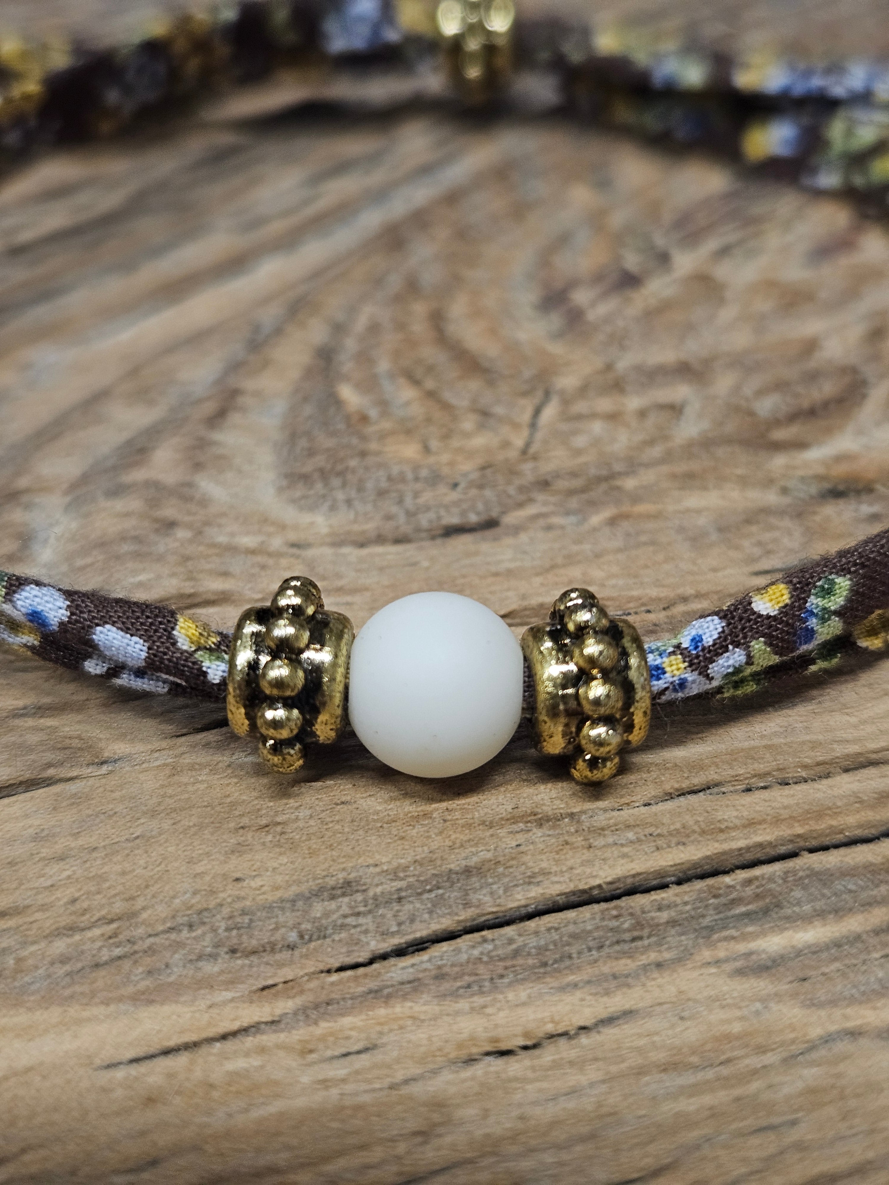 Bracelet tissu coulissant