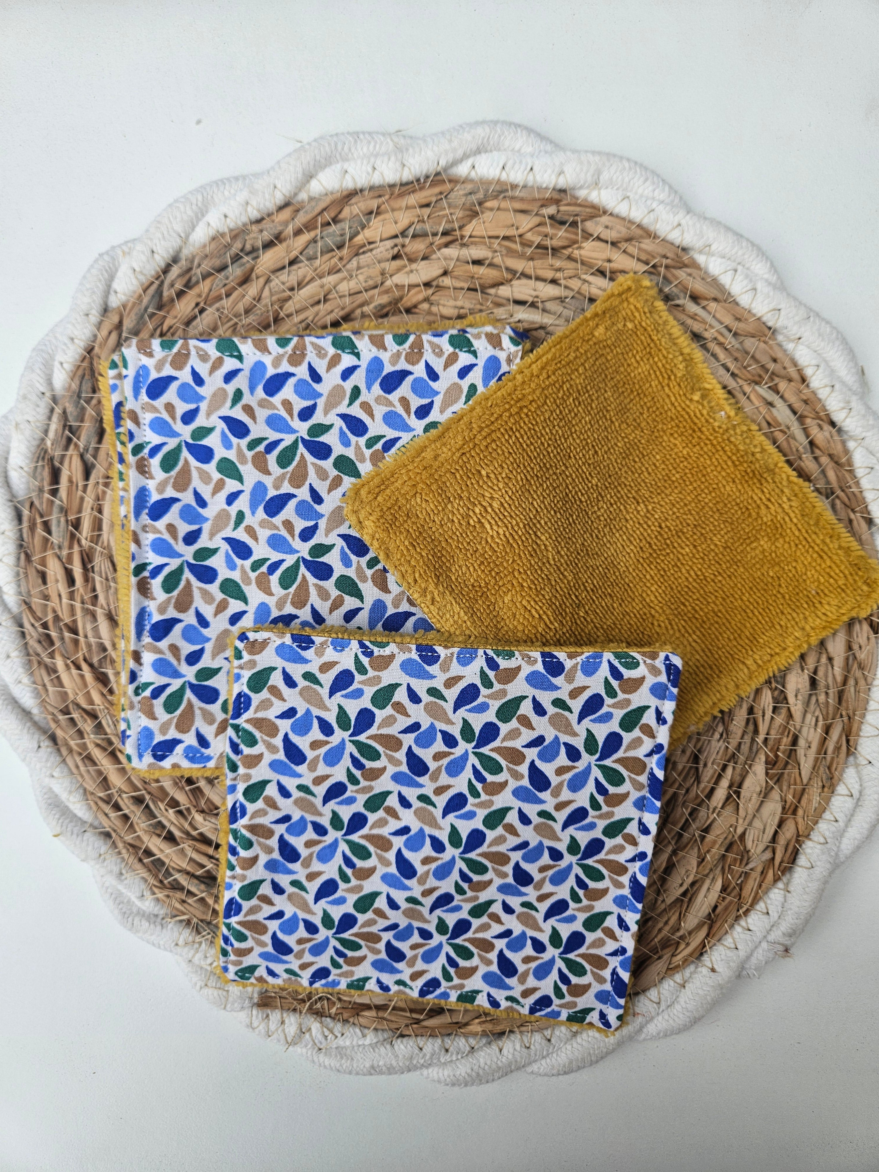 Cotons lavables – Lot de 7