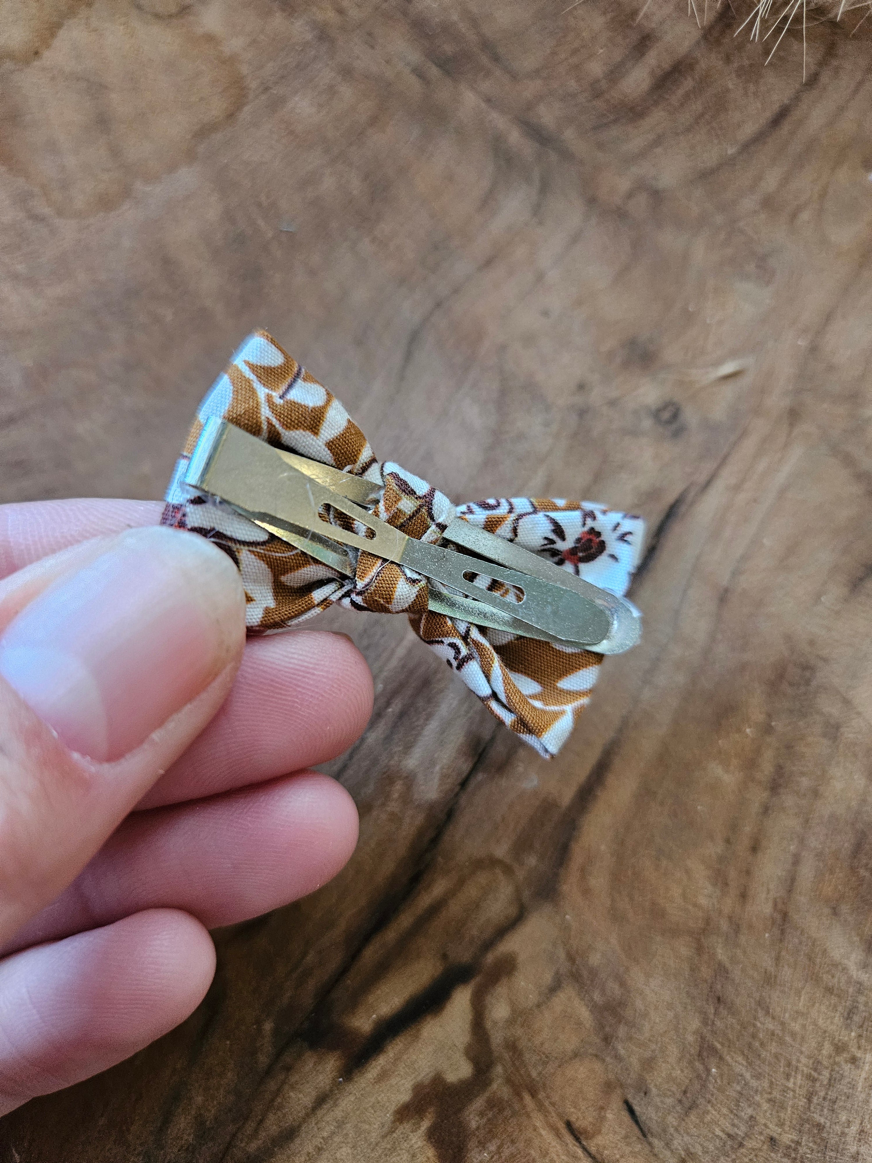 Petite barrette noeud