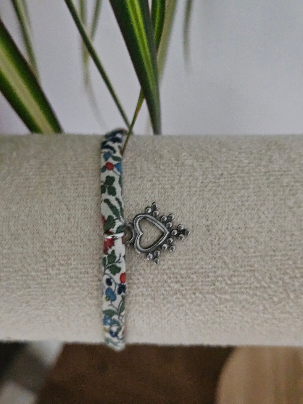 Fleuri breloque coeur