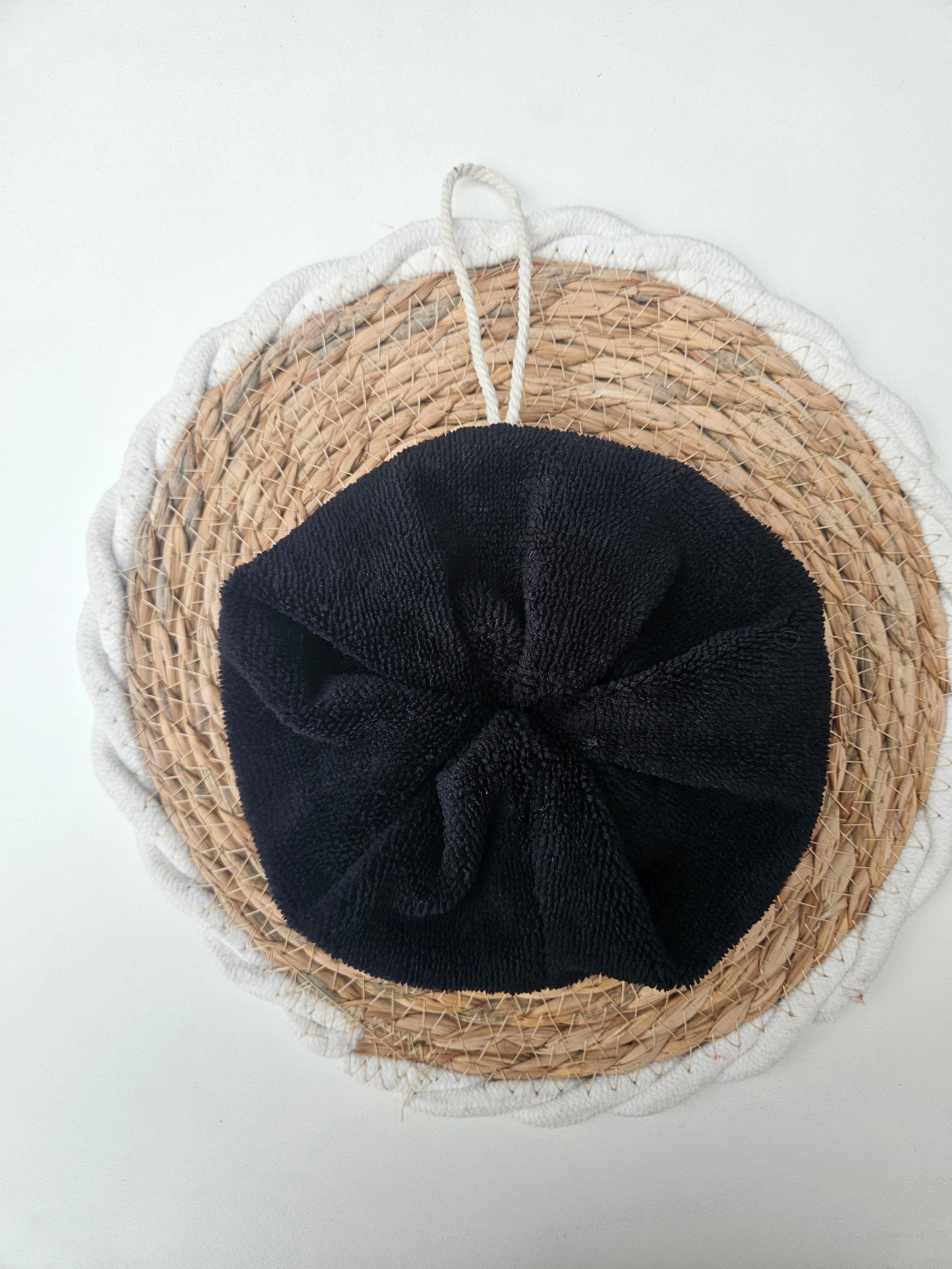 Fleur de douche lavable XL en éponge de bambou