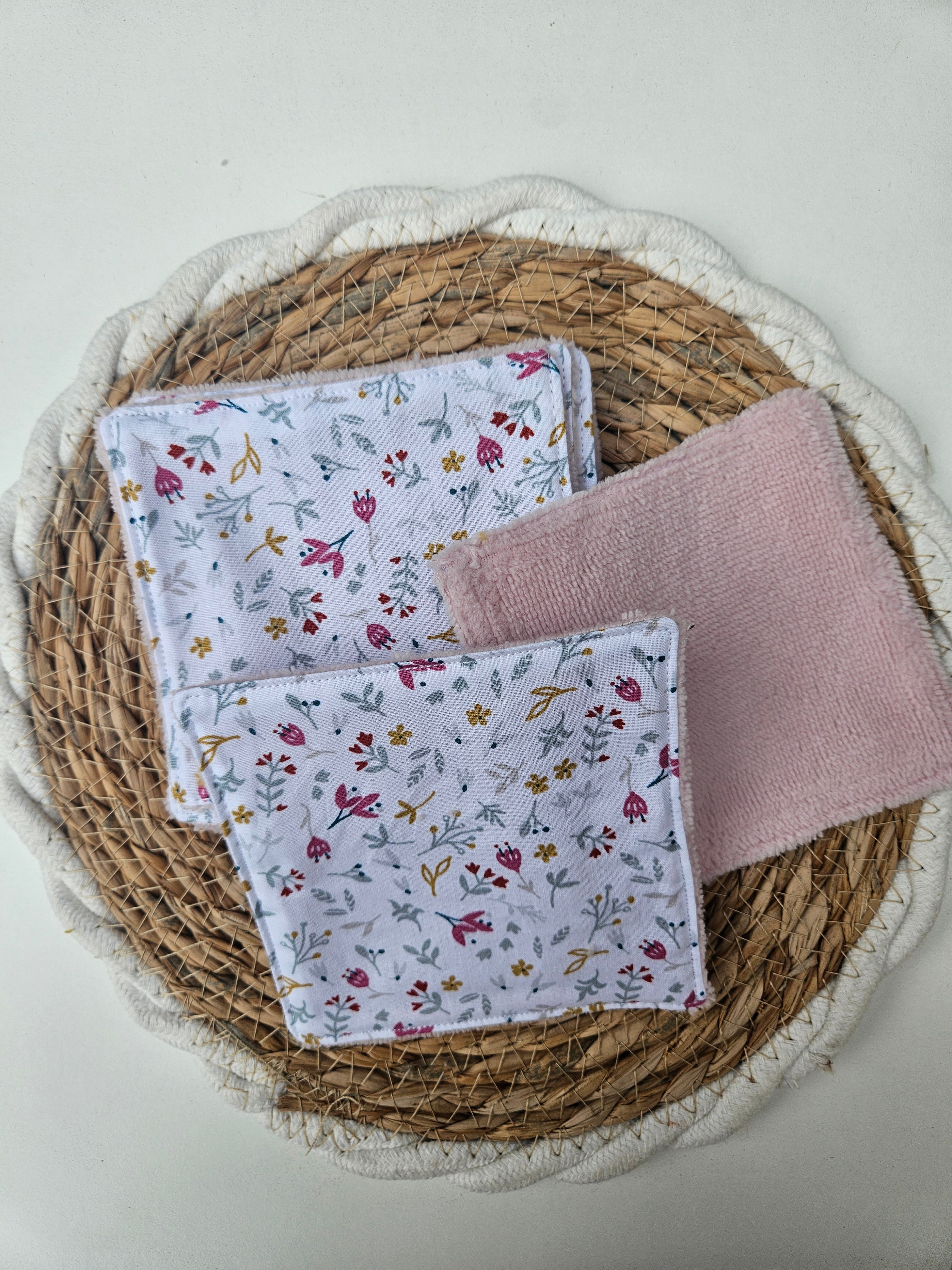 Cotons lavables – Lot de 7