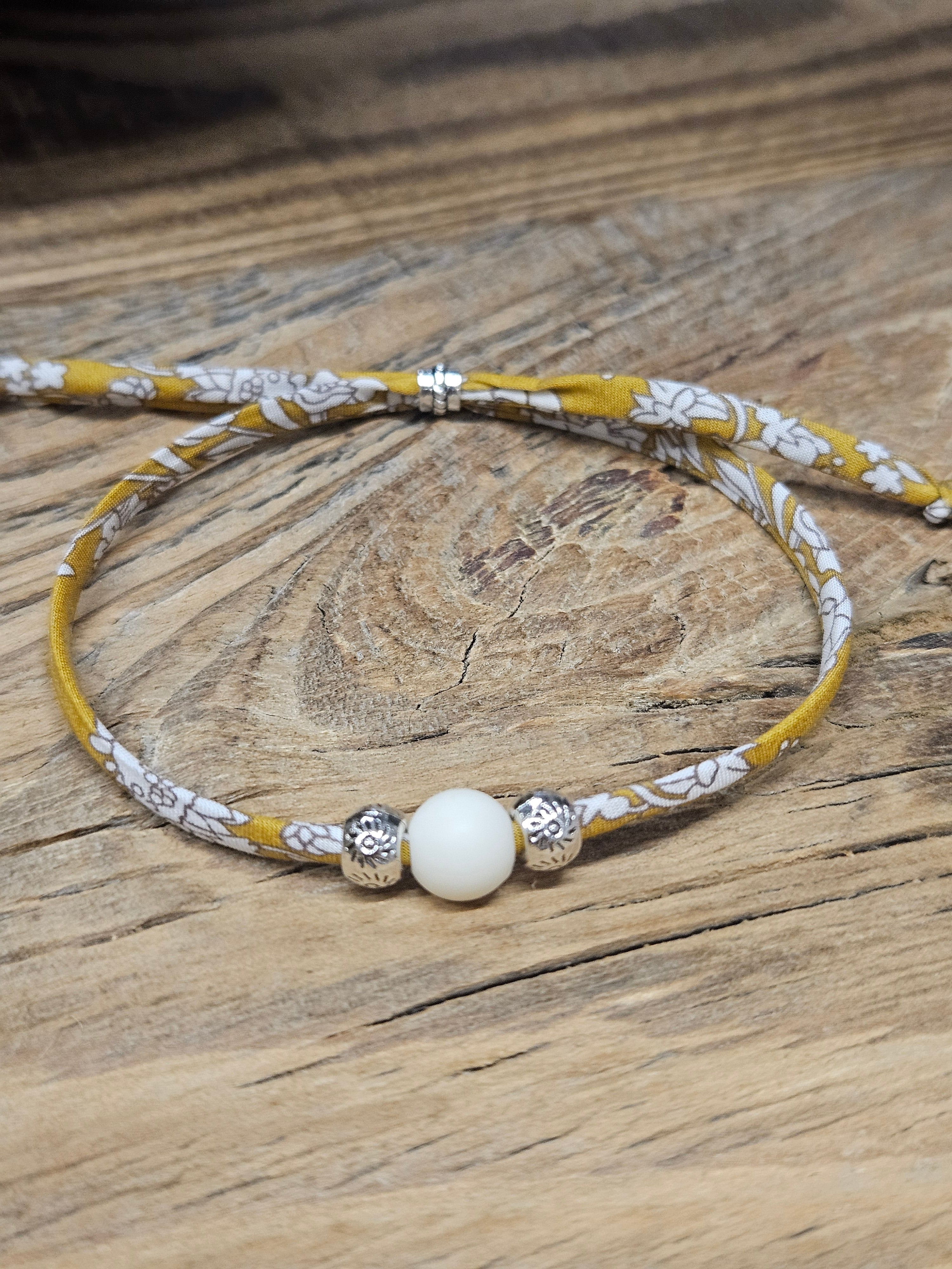 Bracelet tissu coulissant