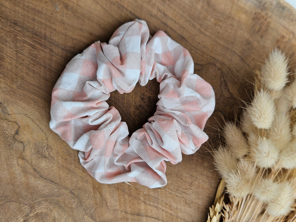 Chouchou upcyclé – Couleurs Rouge
