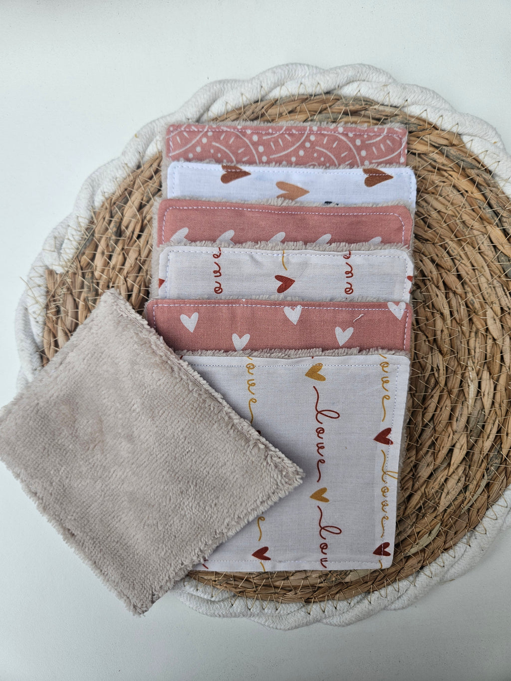 Cotons lavables – Lot de 7