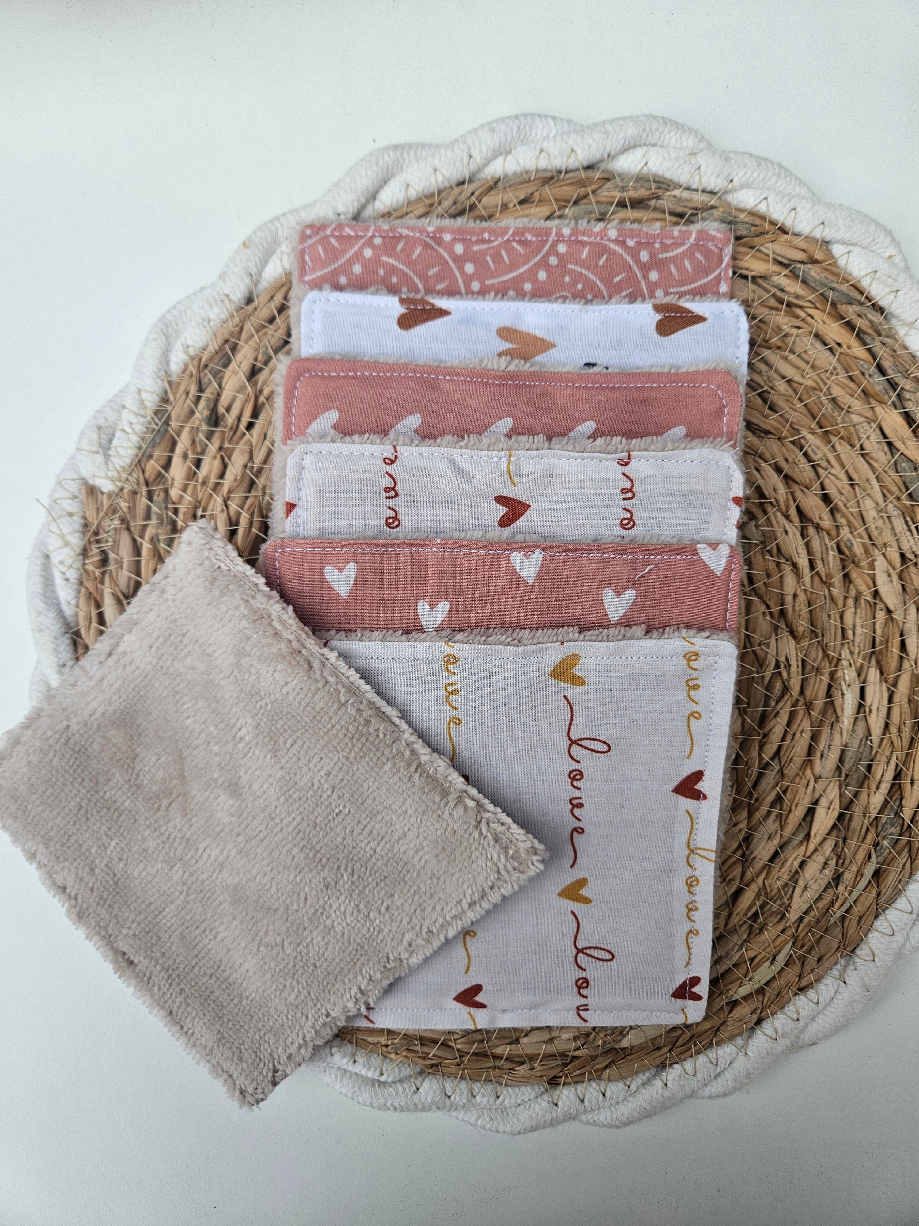 Cotons lavables – Lot de 7