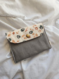 Porte-monnaie upcyclé en tissu – Cartes & pièces