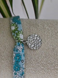 Bracelet fleuri Bleu