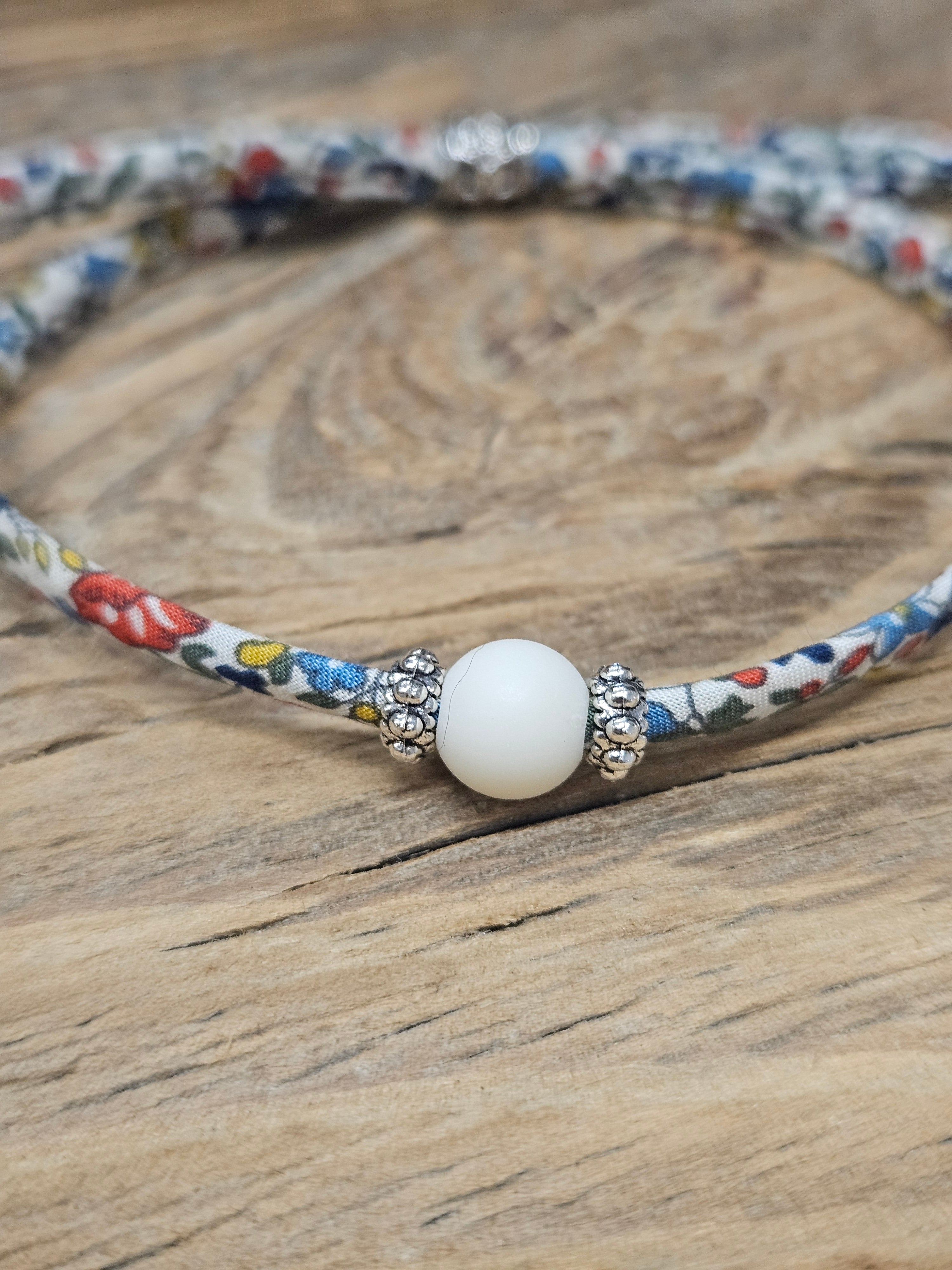 Bracelet en tissu coulissant